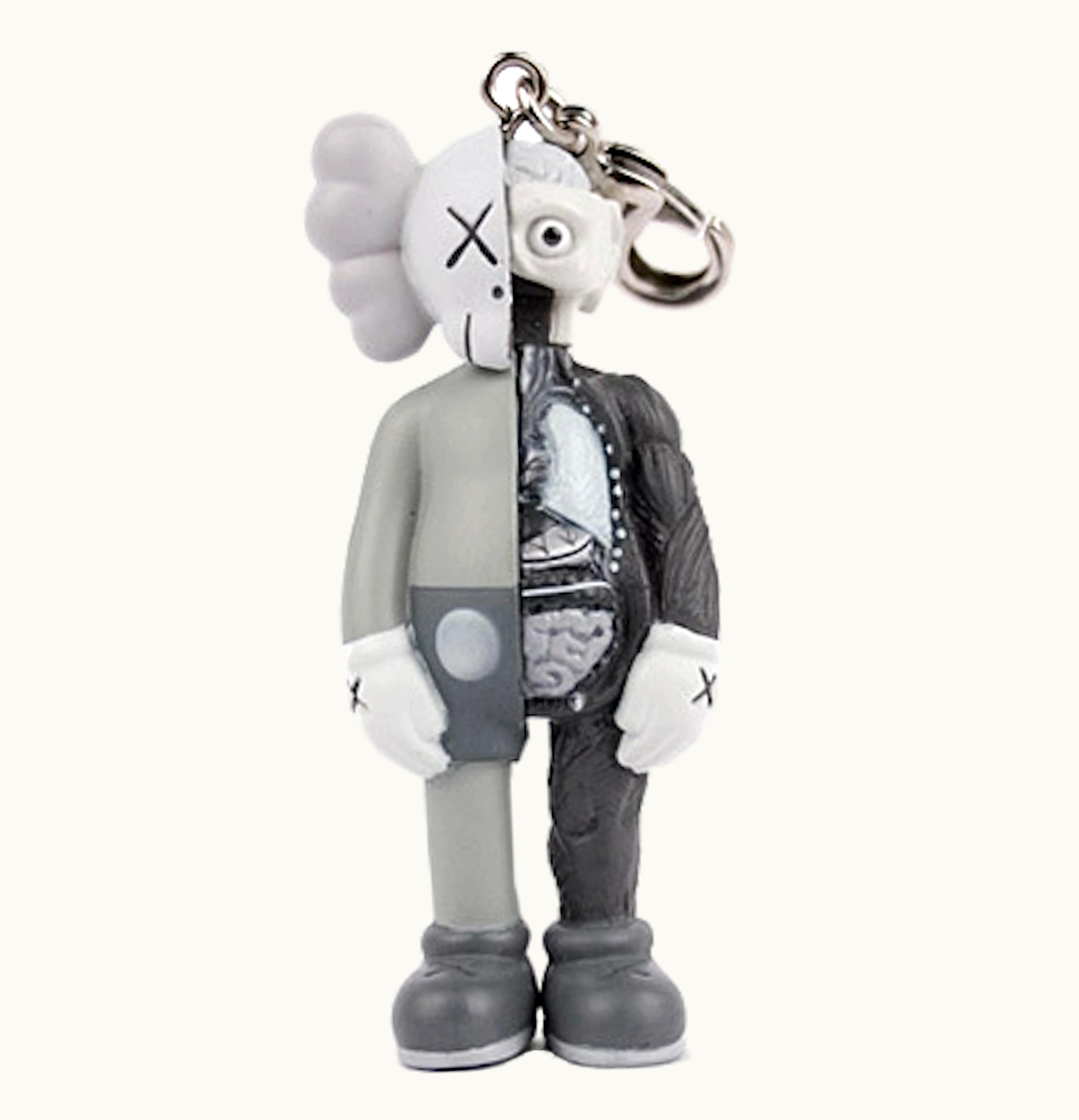 KAWS KAWS Companion Flayed Keychain Grey