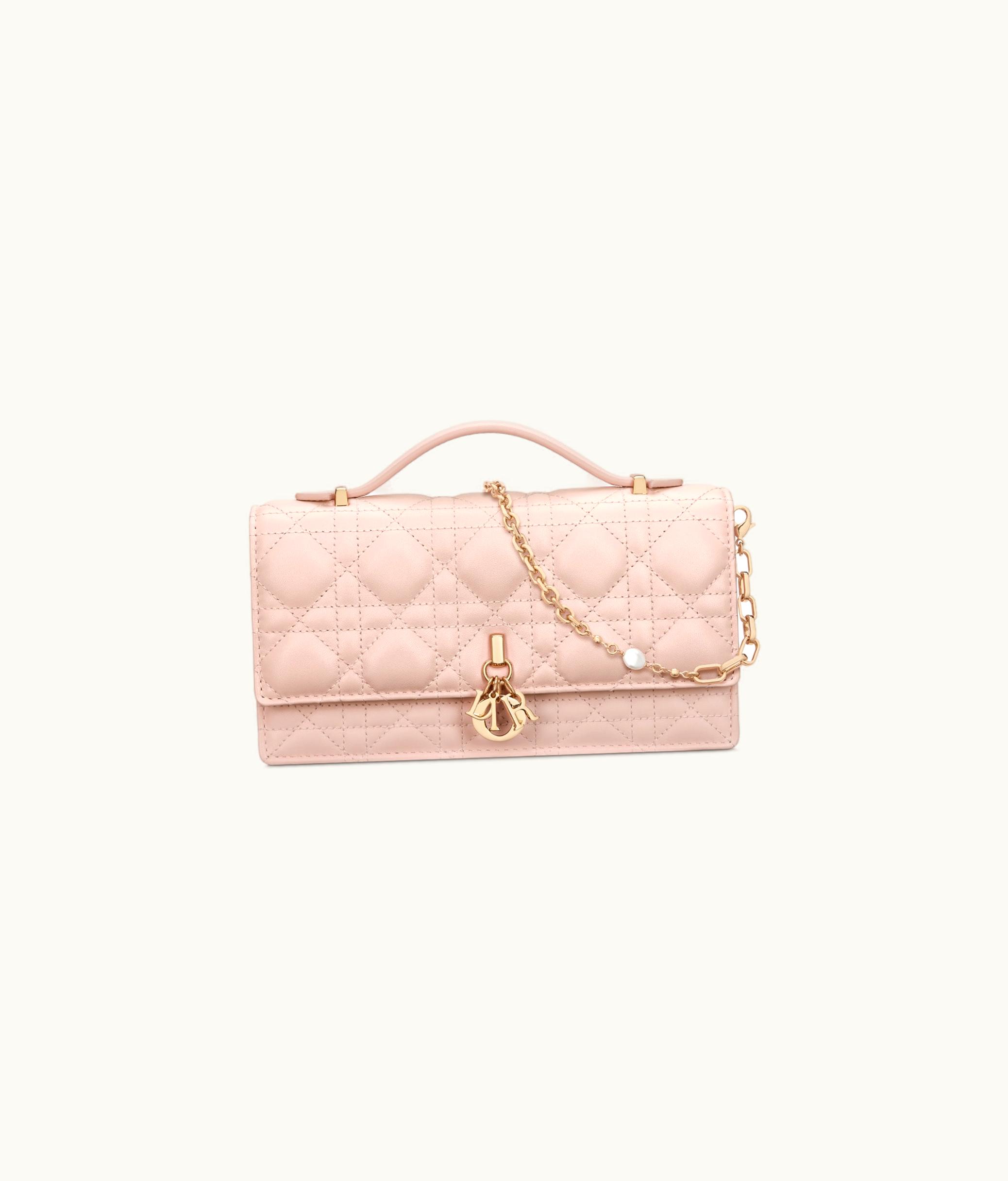 Dior Miss Dior Mini Bag - Powder Pink Cannage Lambskin