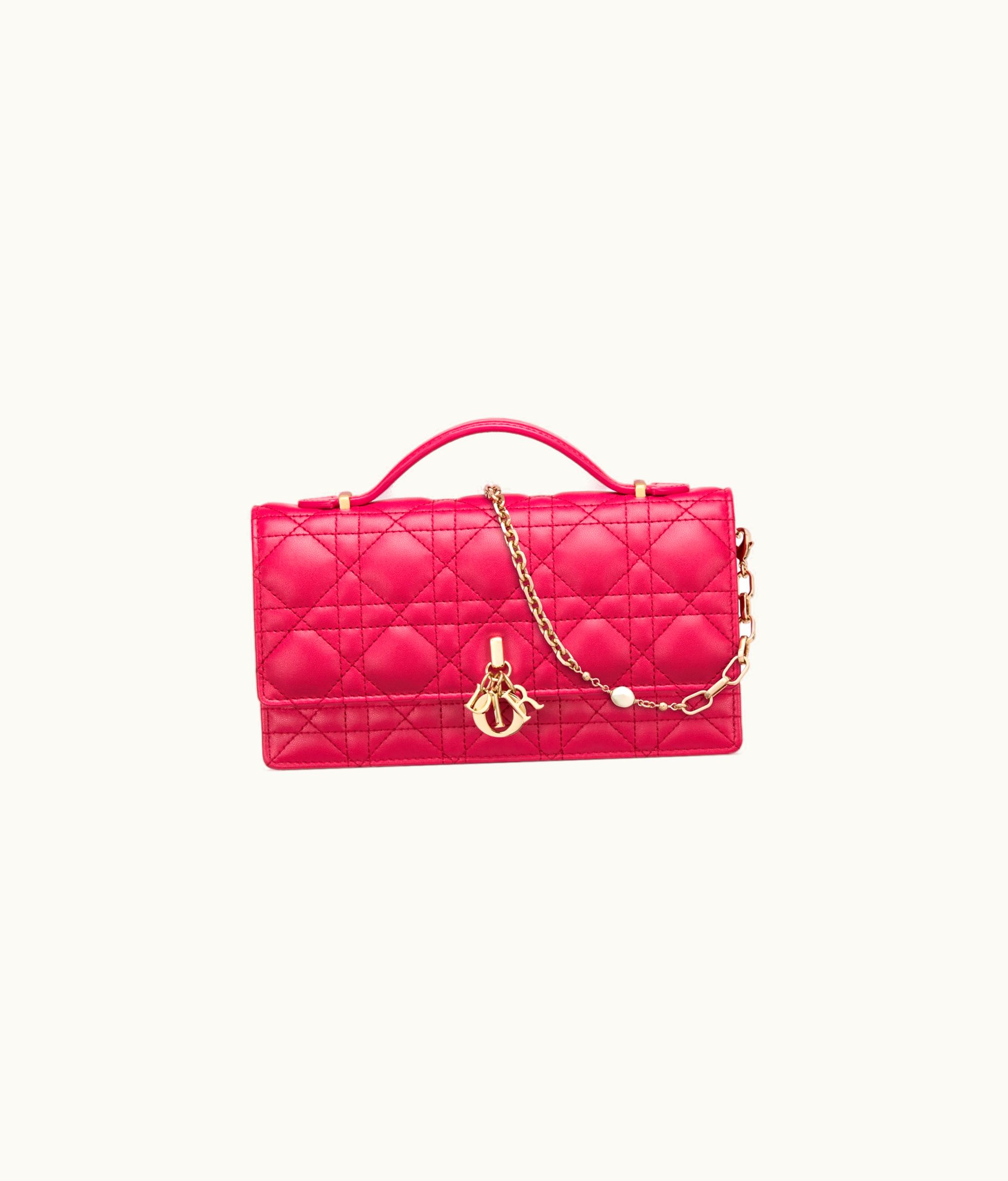 Dior Miss Dior Mini Bag - Passion Pink Cannage Lambskin