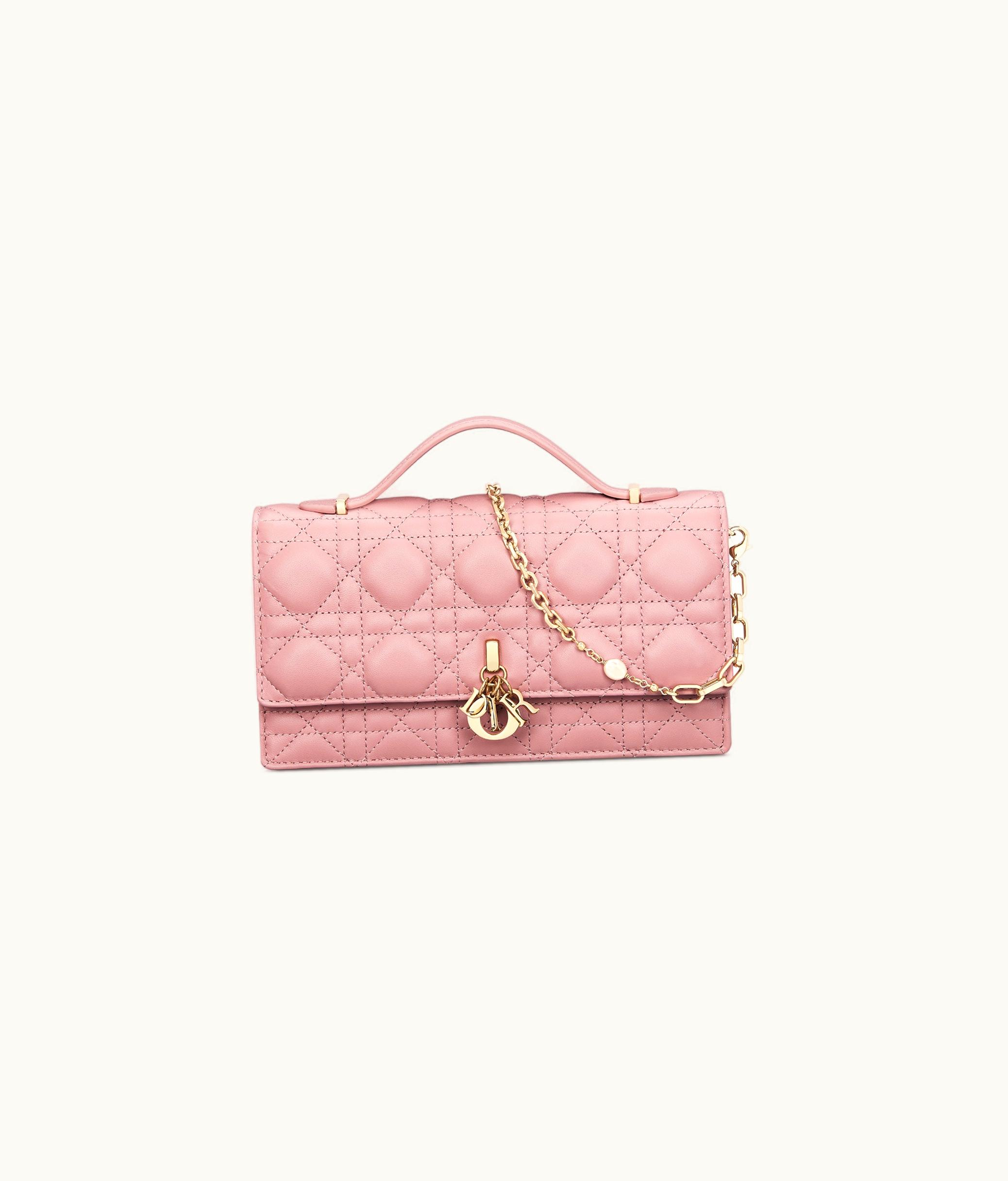 Dior Miss Dior Mini Bag - Antique Pink Cannage Lambskin
