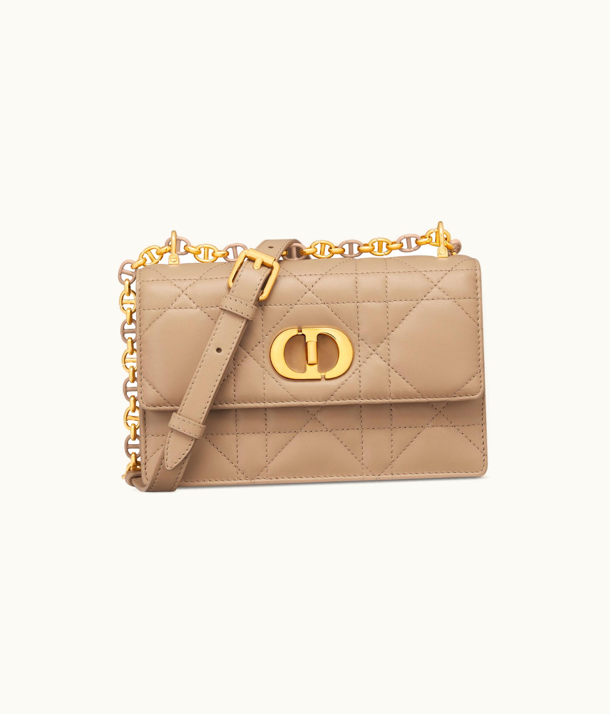 Dior Dior Miss Caro Mini Bag - Biscuit Macrocannage Lambskin