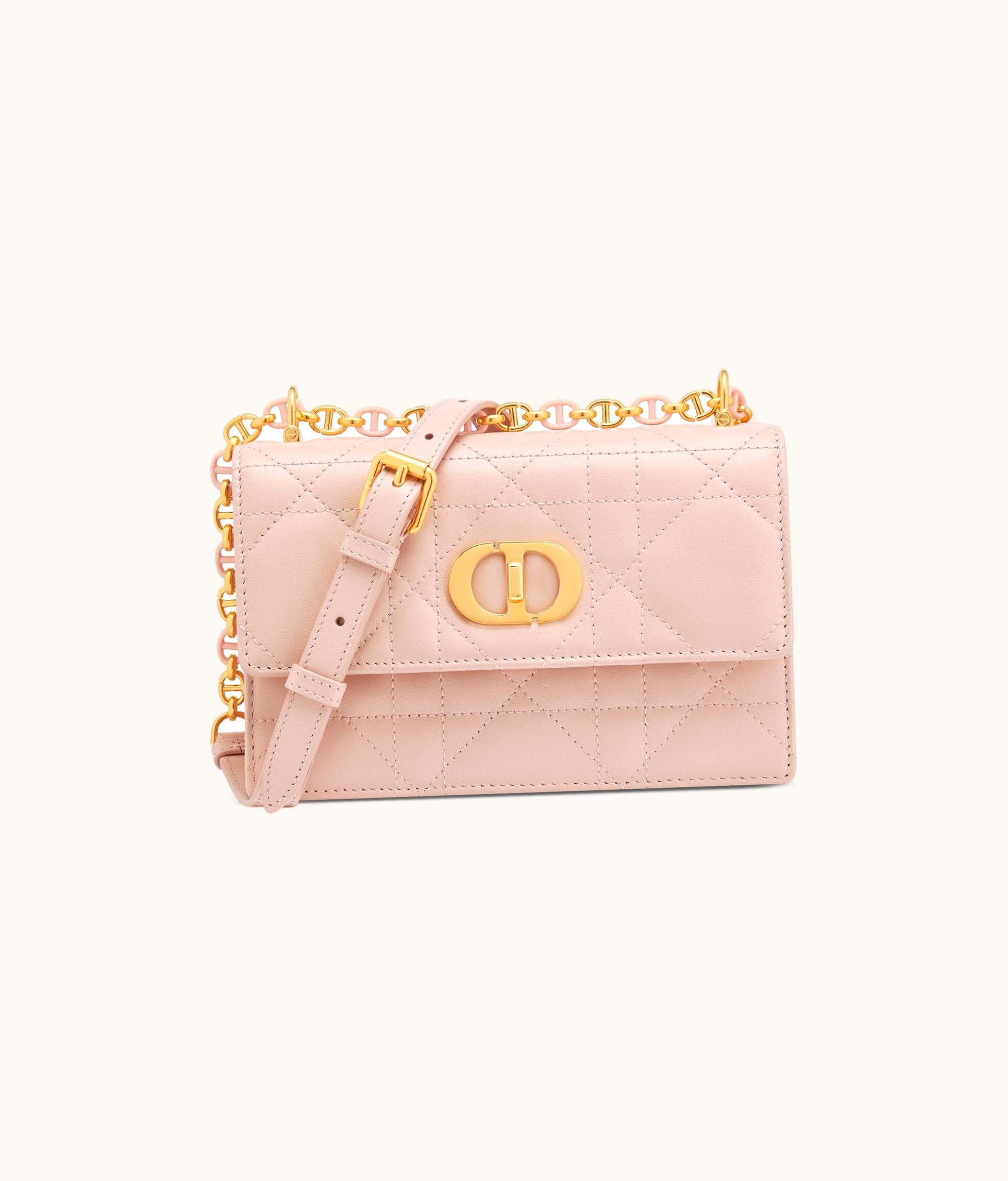 Dior Dior Miss Caro Mini Bag - Powder Pink Macrocannage Lambskin