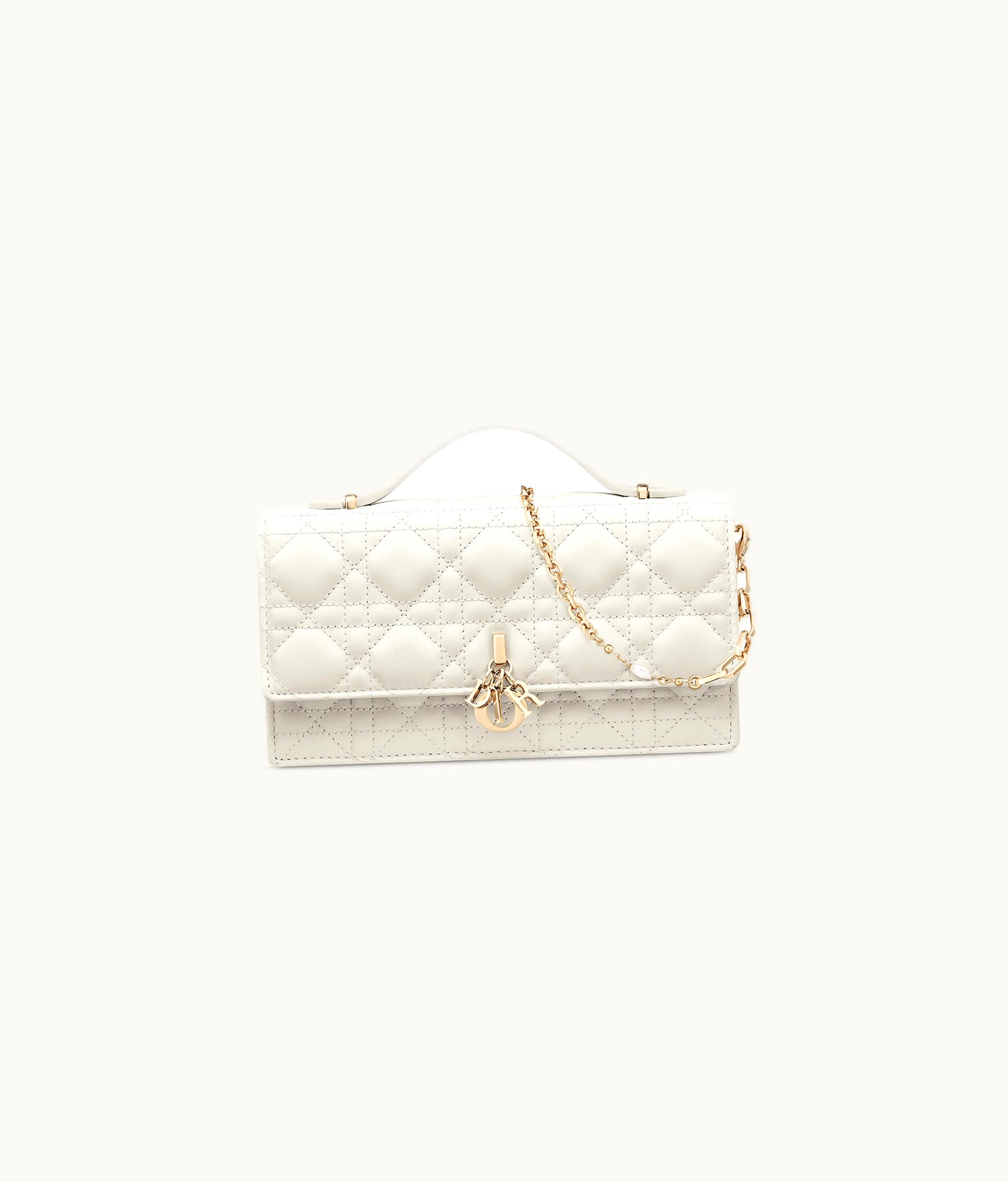 Dior Miss Dior Mini Bag - Latte Cannage Lambskin