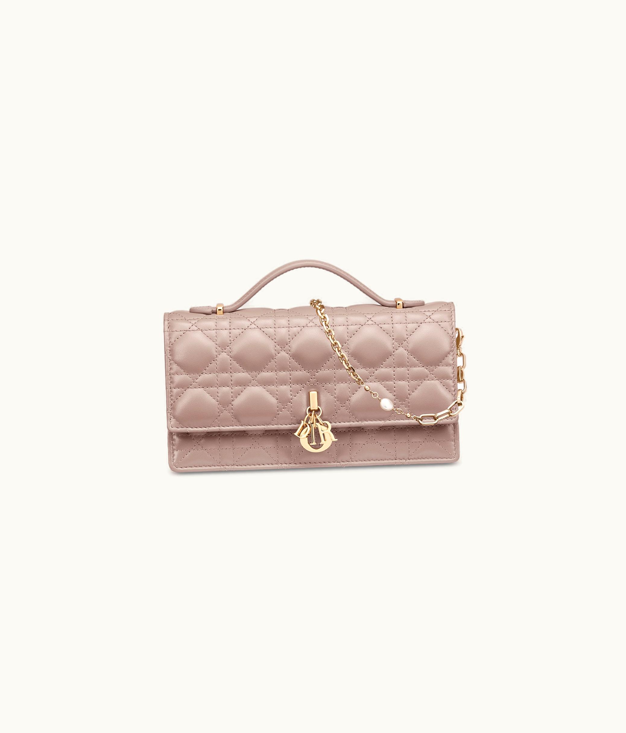 Dior Miss Dior Mini Bag - Warm Taupe Cannage Lambskin