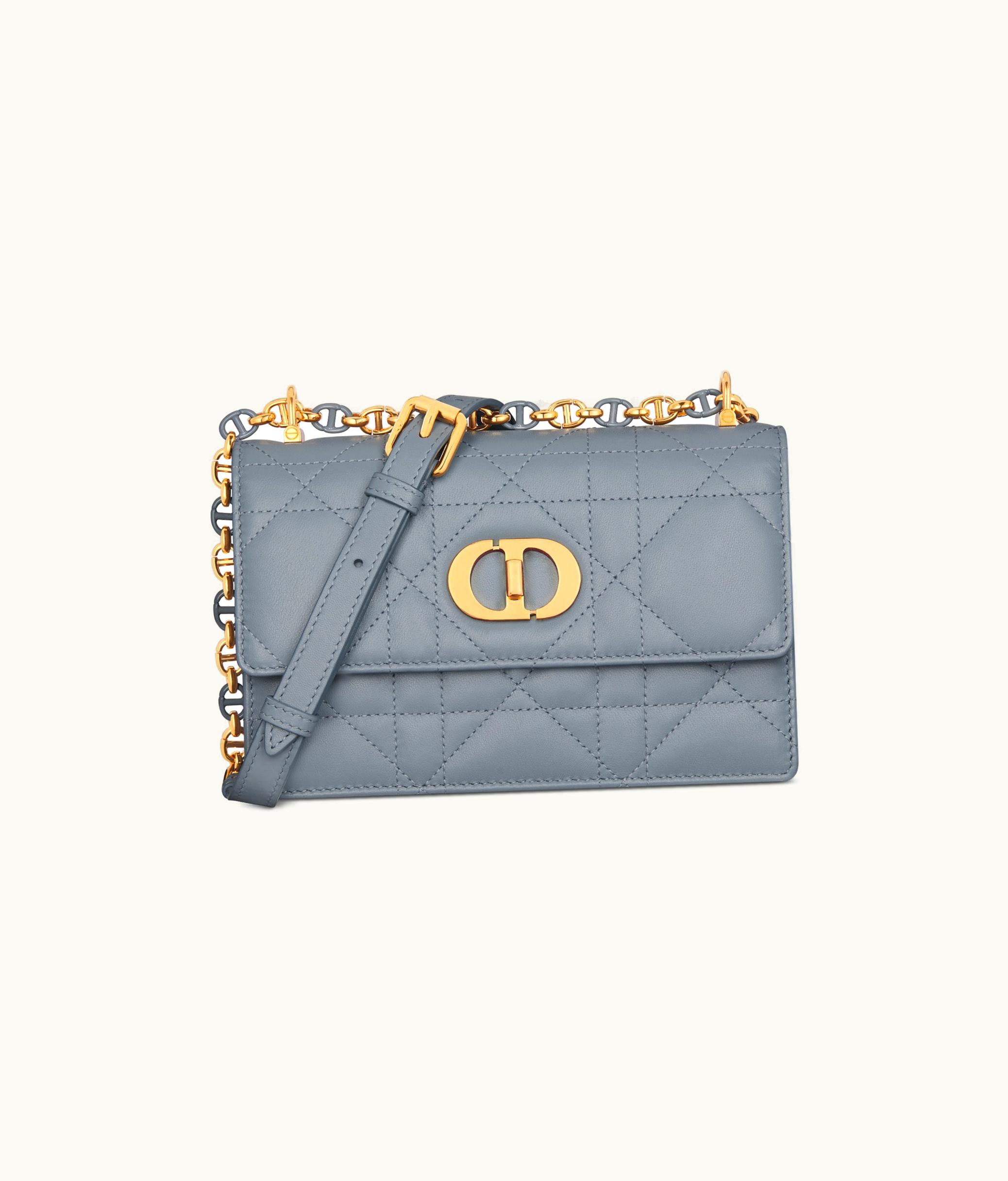 Dior Dior Miss Caro Mini Bag - Cloud Blue Macrocannage Lambskin