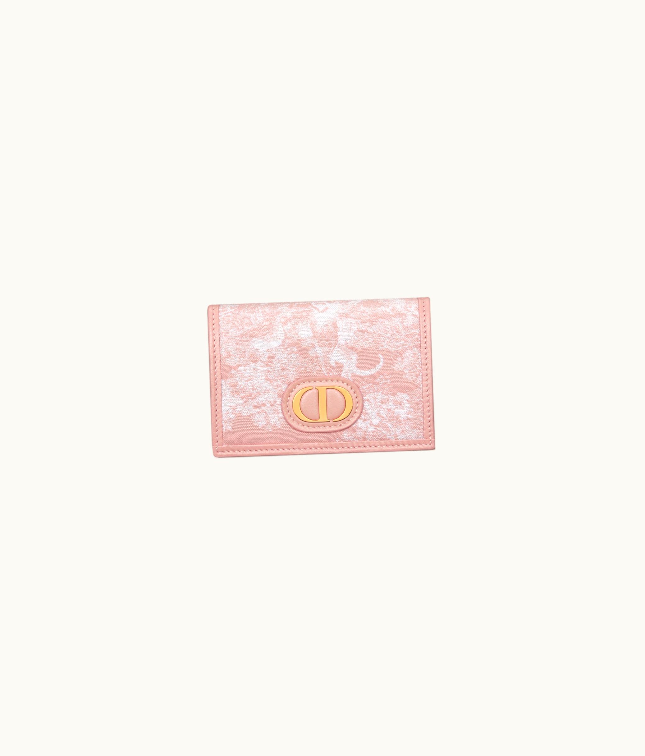 Dior Dior 30 Montaigne Glycine Wallet - Pink Toile De Jouy Reverse Jacquard