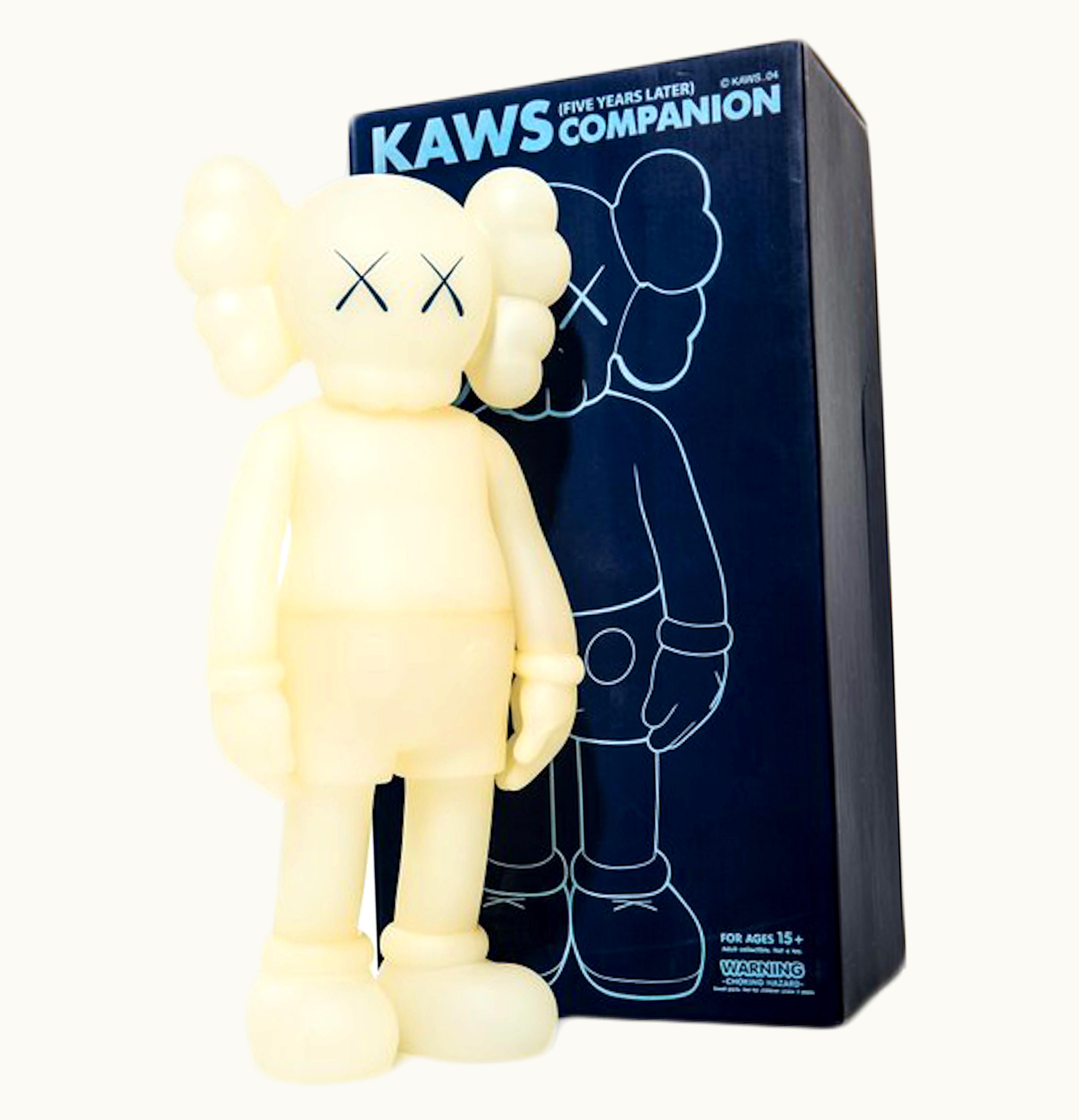 KAWS KAWS Five Years Later Companion Figure Glow In The Dark Blue Eyes