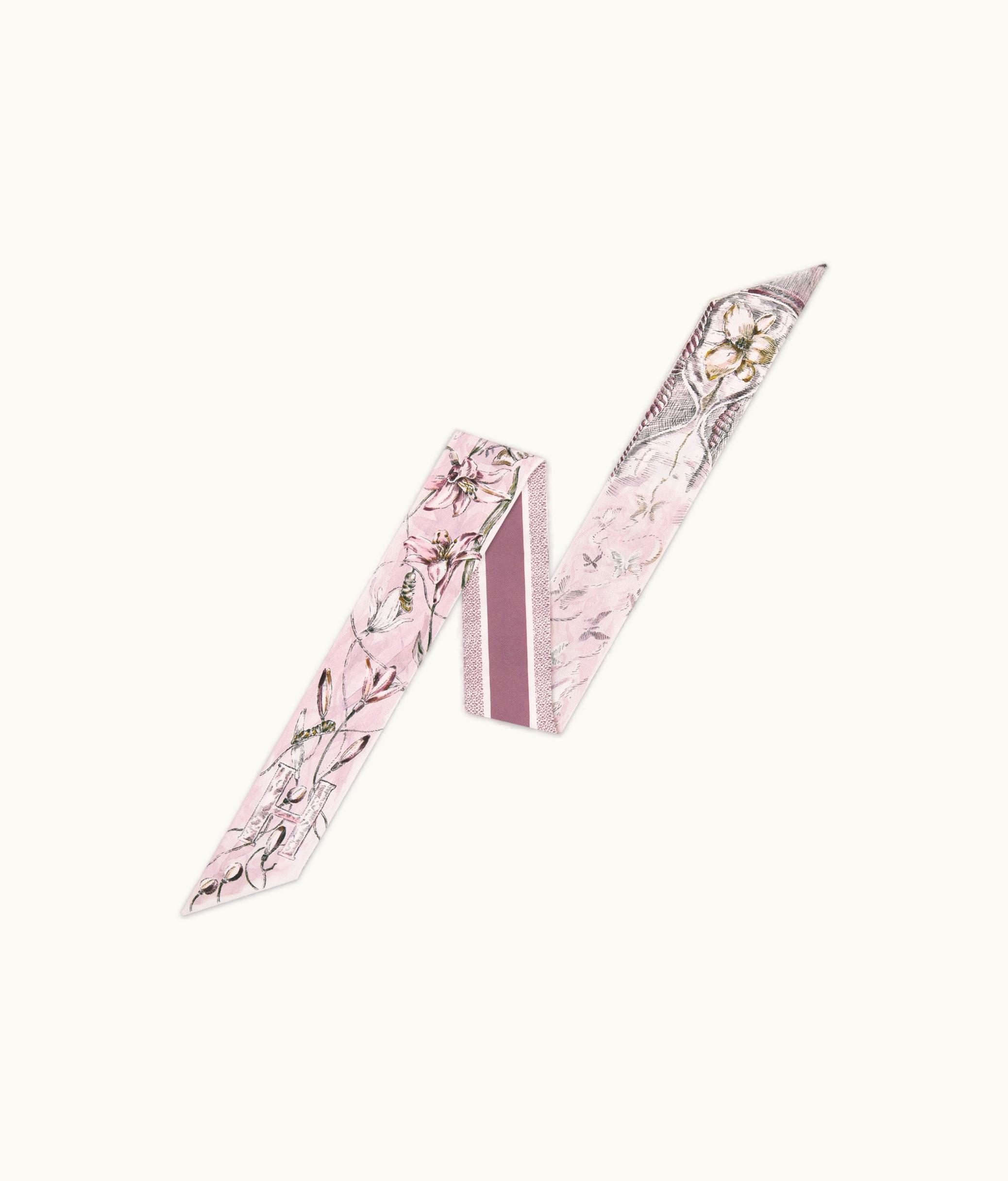 Dior Dior Mitzah ABCDior H Hémérocalle - Heures Twill De Soie Ivoire Multicolore