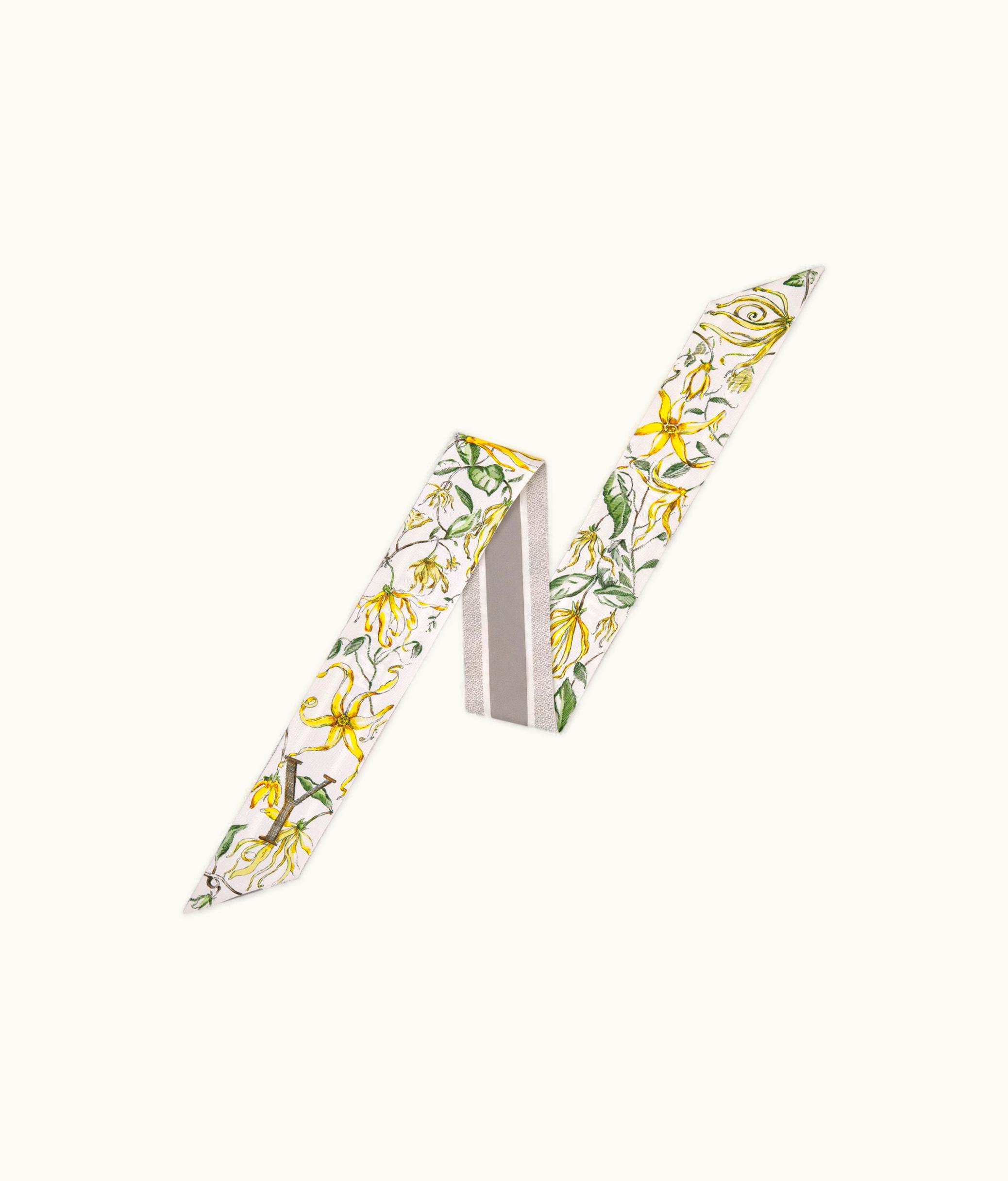 Dior Dior ABCDior Y Ylang-Ylang - Yeux Mitzah Scarf - Ivory Multicolor Silk Twill