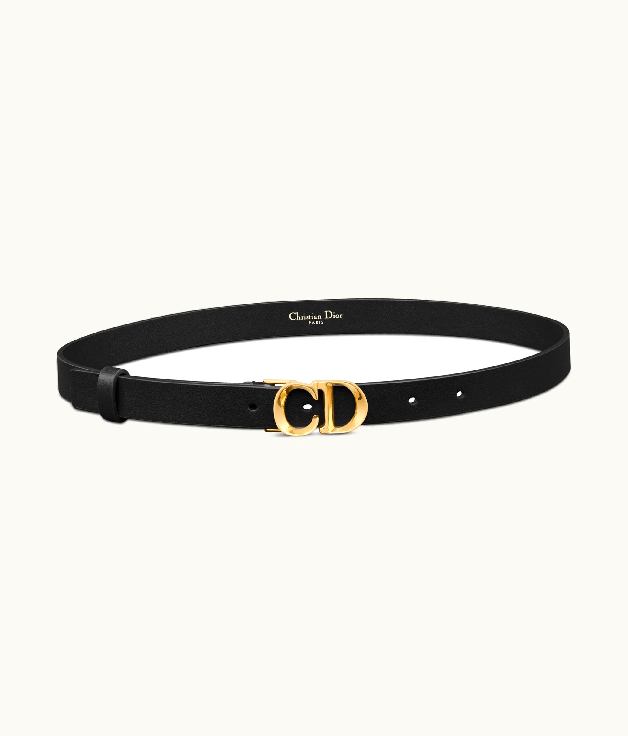 Dior C'est Dior Belt - Black Smooth Calfskin, 20 MM