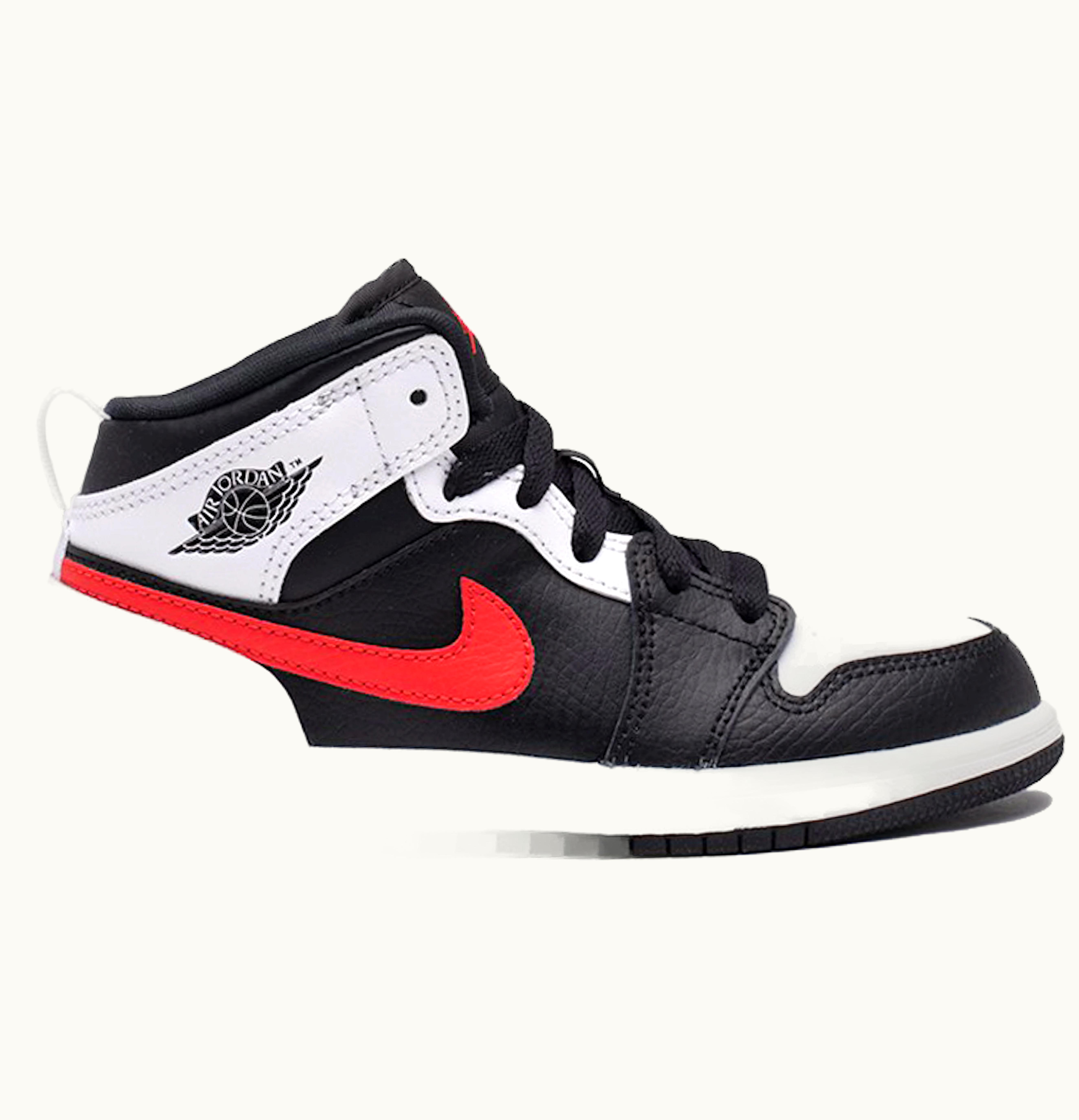 Jordan Air Jordan 1 Mid White Black Chile Red PS