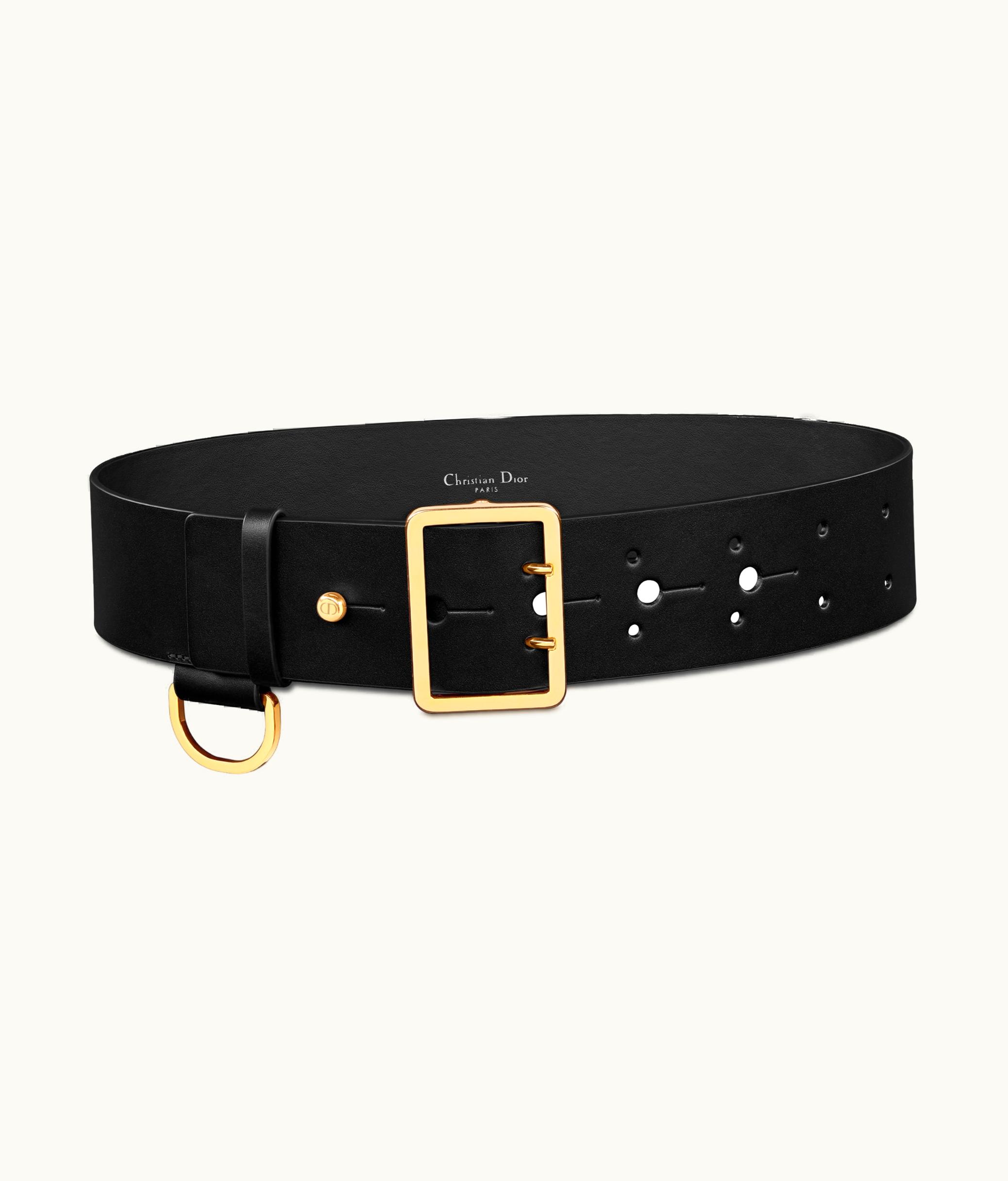 Dior Dior Punk Belt - Black Matte Calfskin, 54 MM