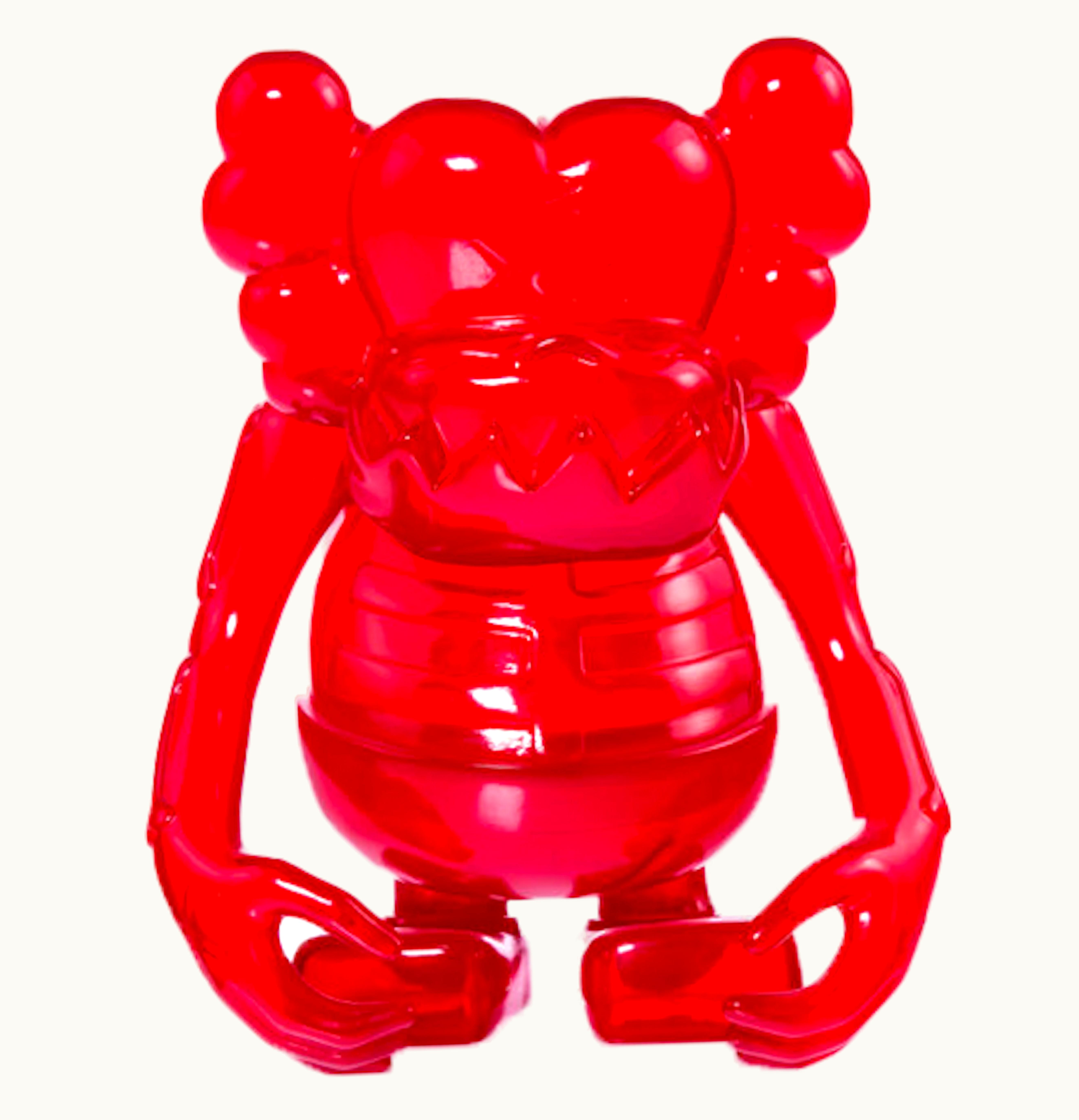 KAWS KAWS Bounty Hunter Skull Kun Vinyl Figure Red