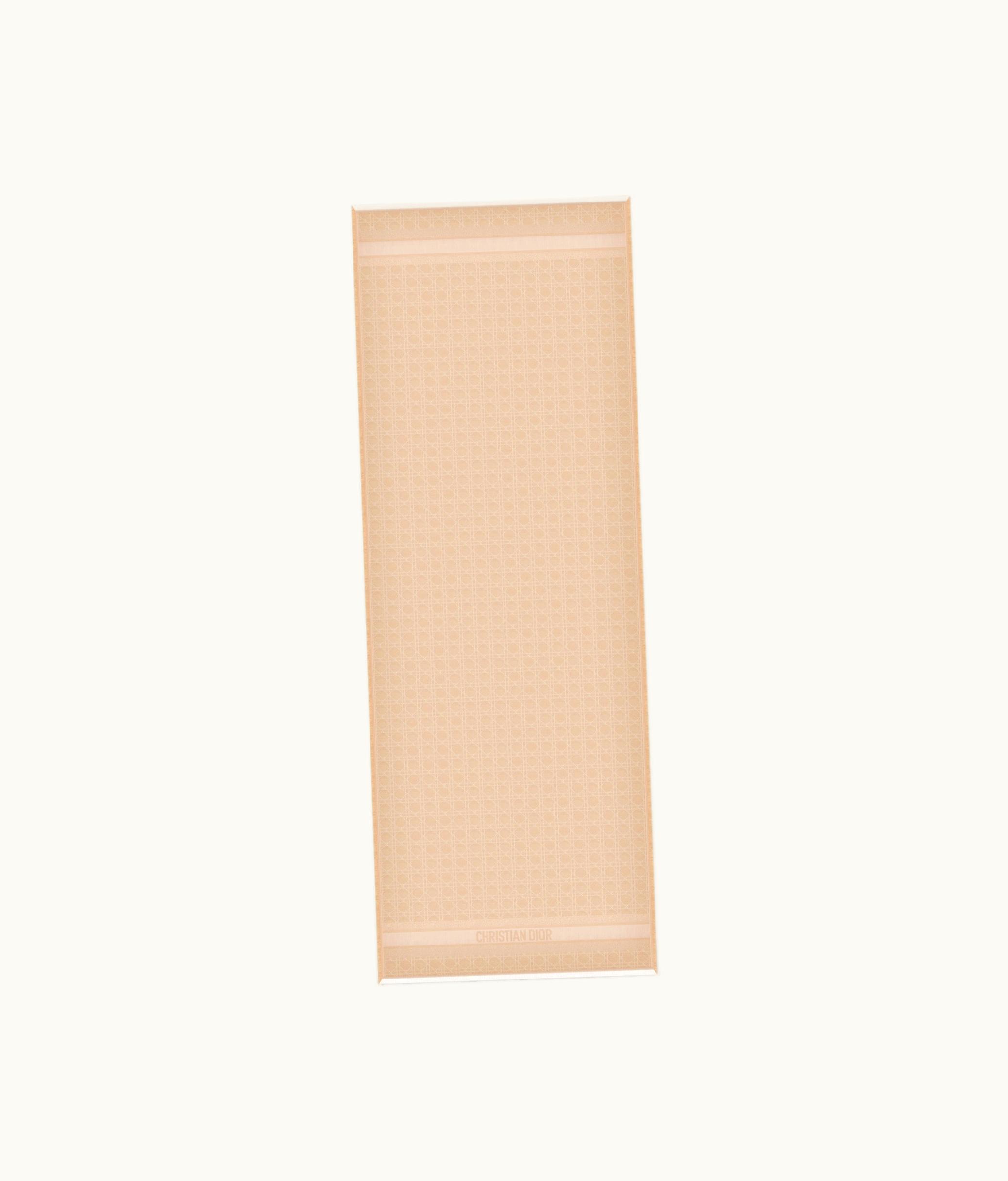 Dior Dior Cannage Stole - Beige Cotton, Wool And Silk