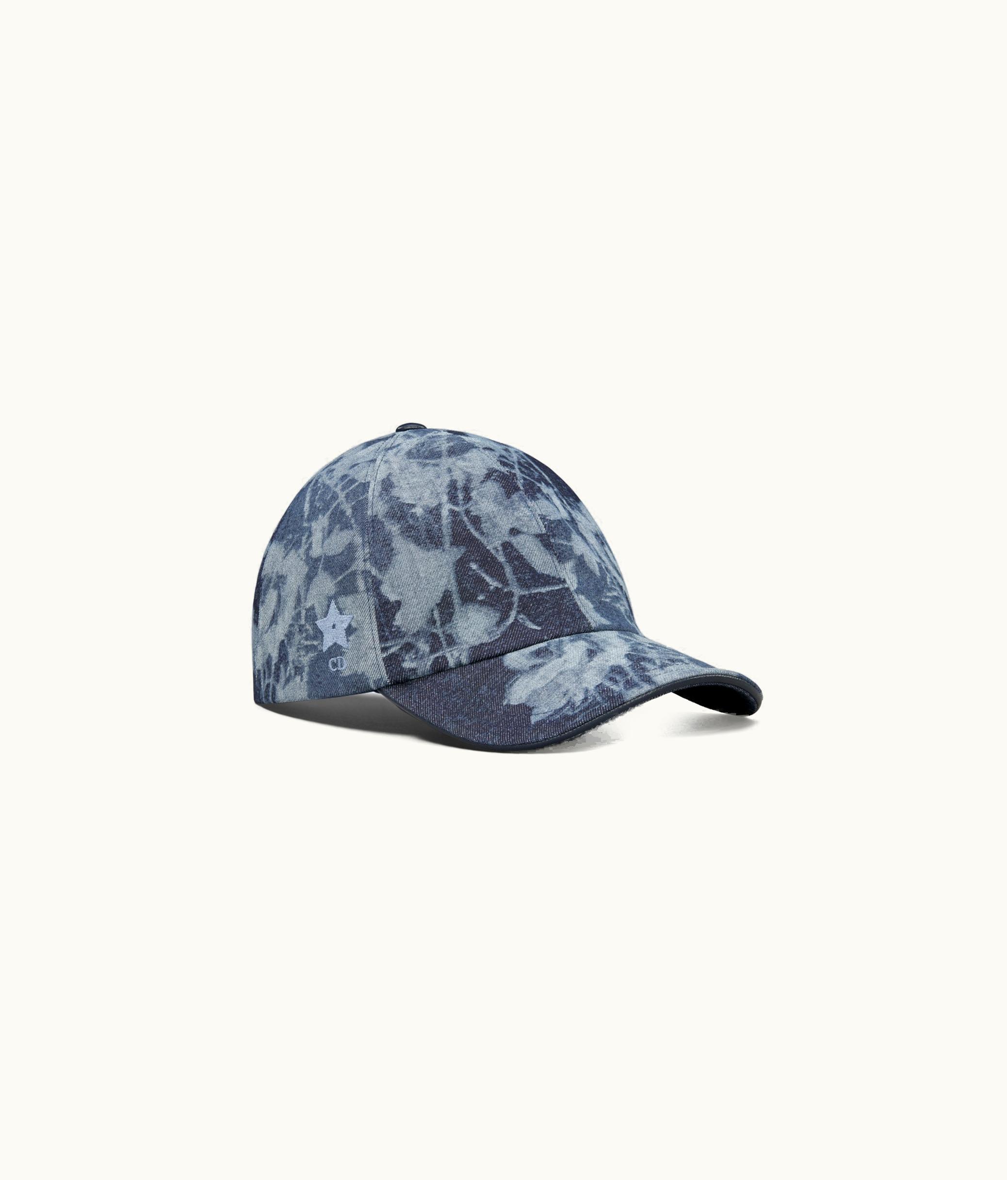 Dior Dior D-Player Fleurs Mystiques Cap - Deep Blue Cotton Denim