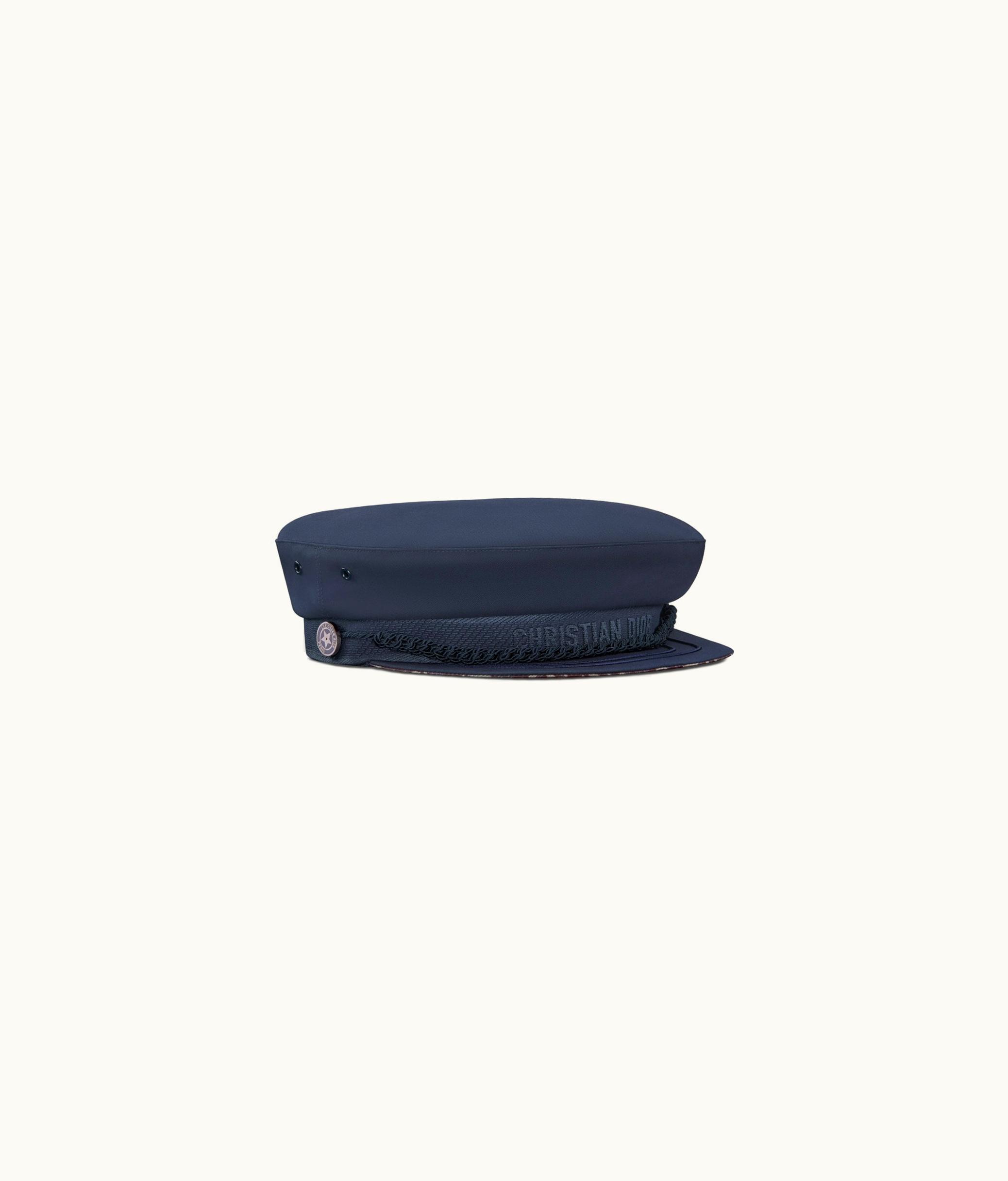 Dior Dior Oblique Diortravel Cap - Navy Blue Technical Cotton