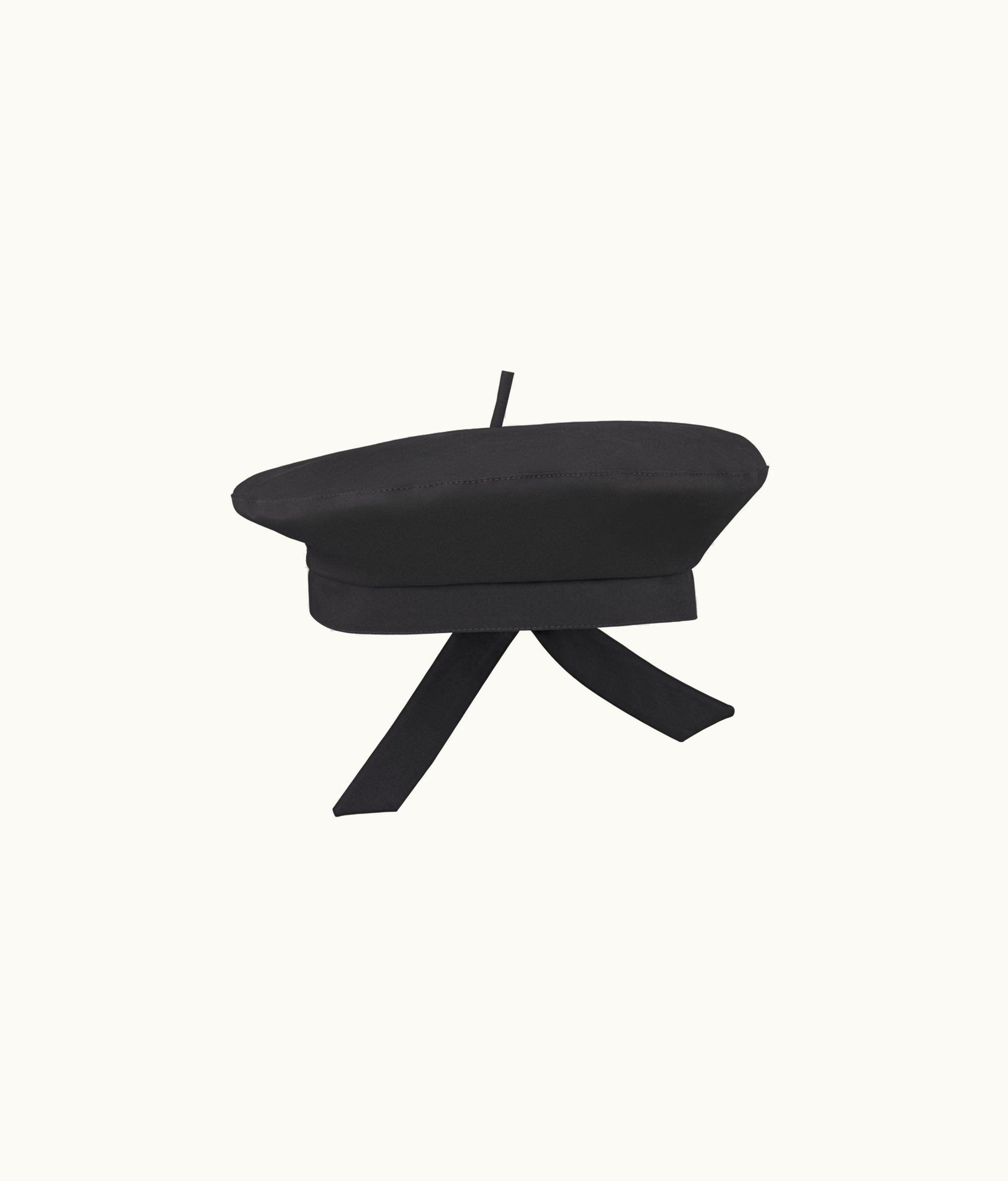Dior Dior Arty Dior Oblique Beret With Bow - Black Technical Cotton