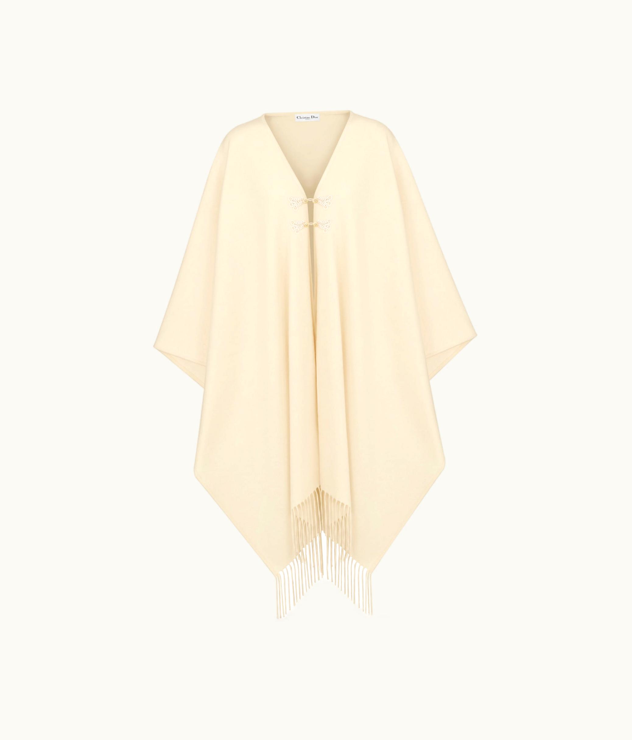 Dior Dior Poncho - Off-White Cashmere