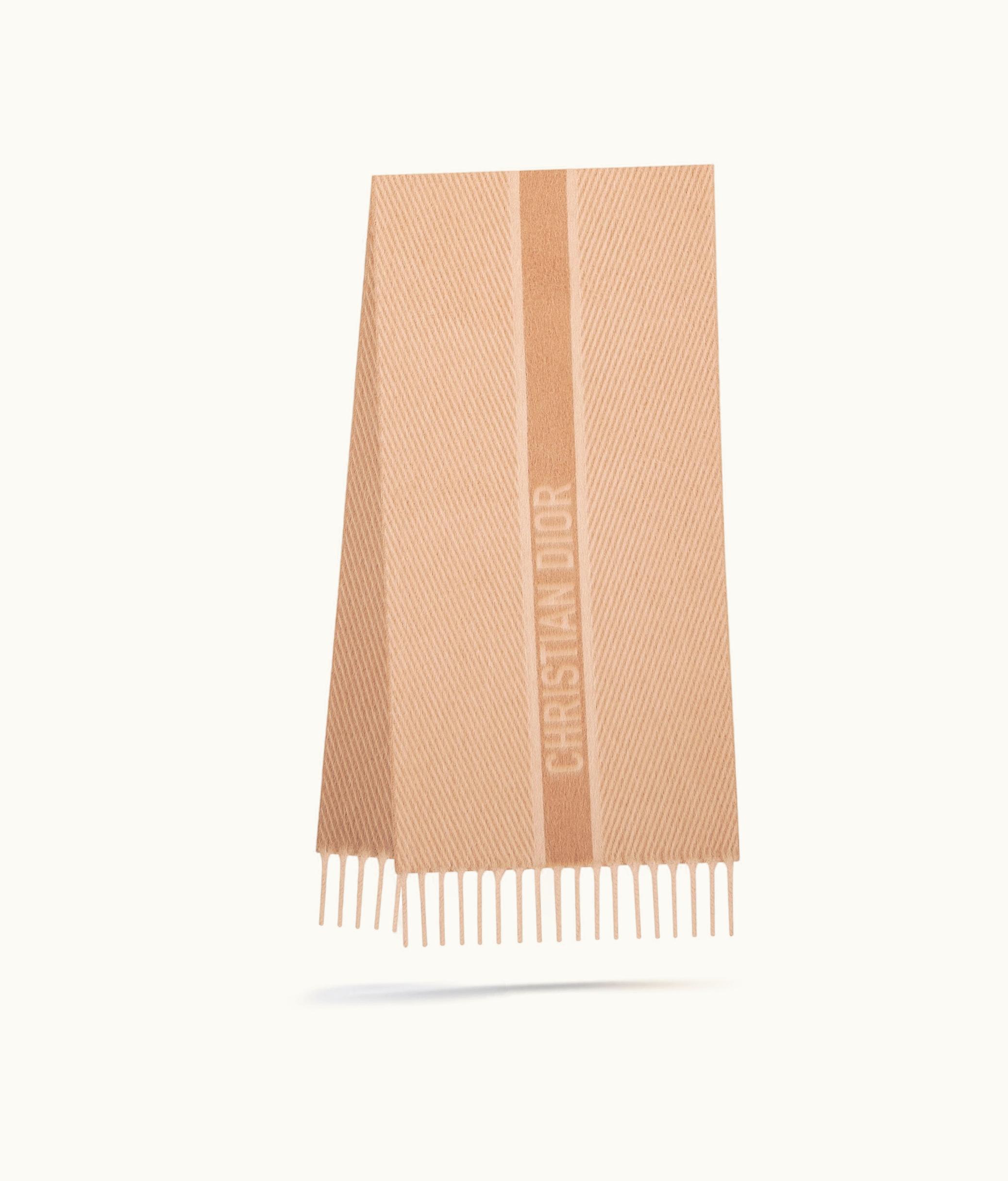 Dior Dior Scarf - Camel-Colored Camel Wool