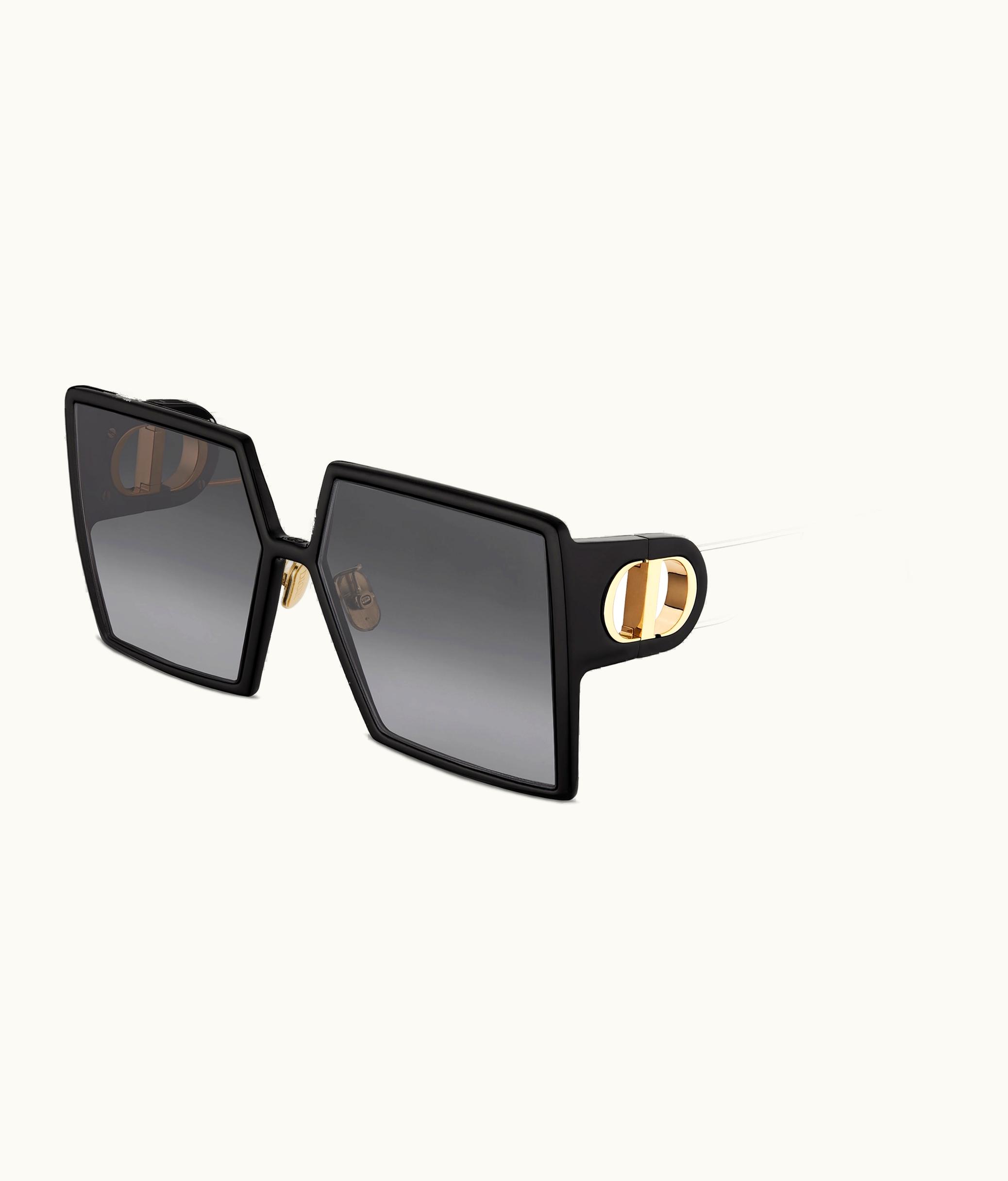 Dior Dior 30montaigne Su Lunettes De Soleil Carrées Oversize Noires