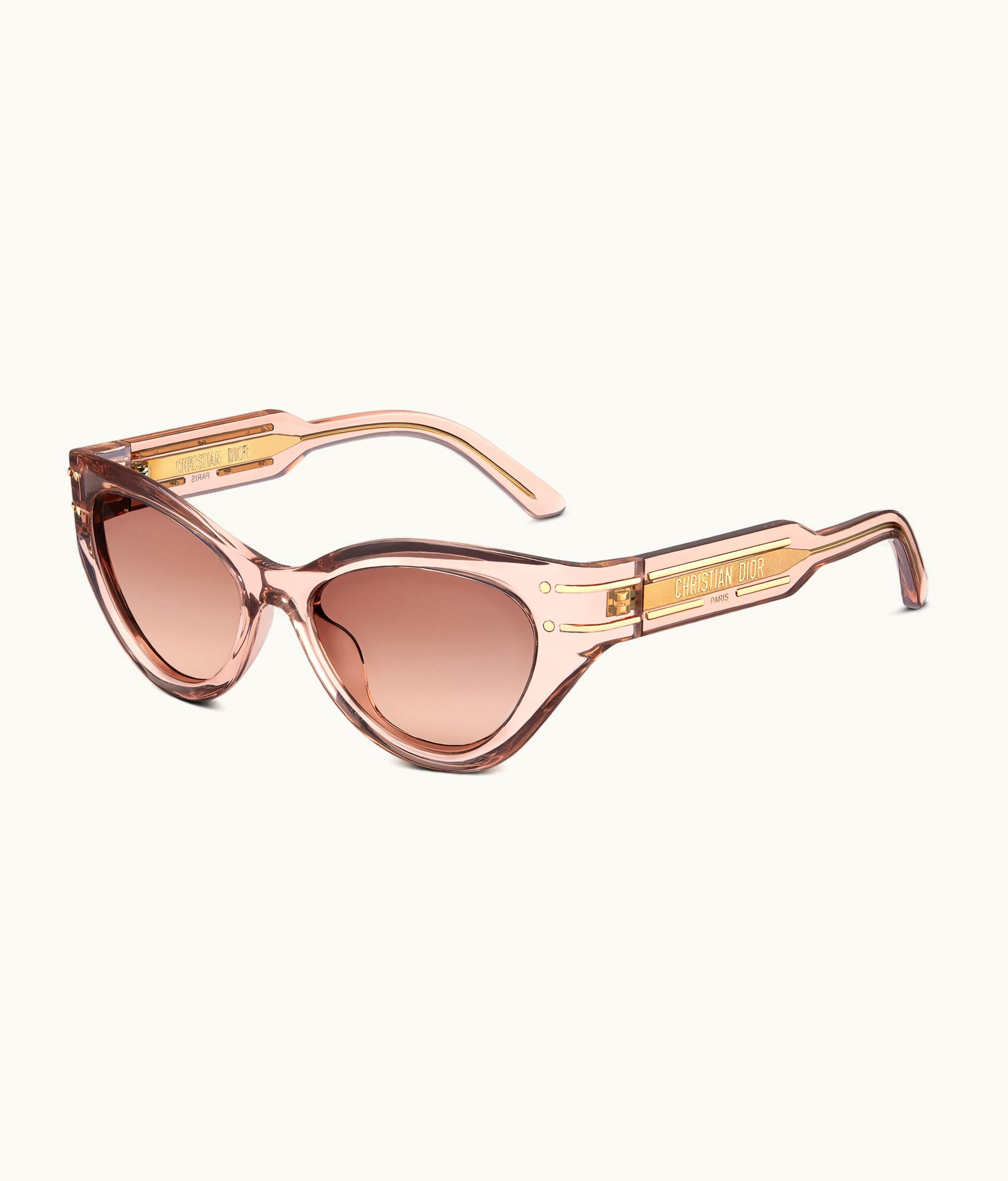 Dior Diorsignature B7i - Transparent Pink Butterfly Sunglasses