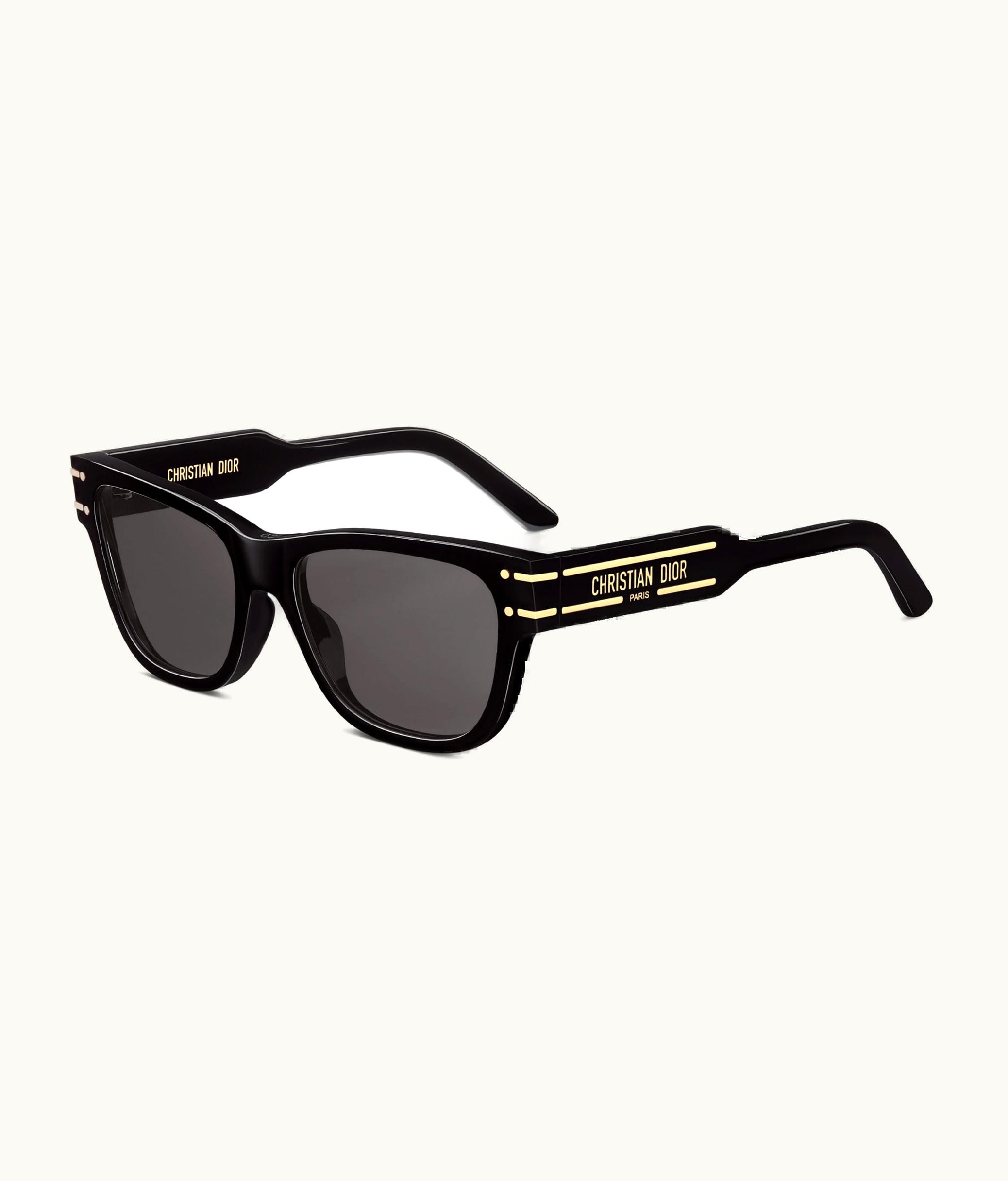 Dior Diorsignature S6u - Black Rectangular Sunglasses