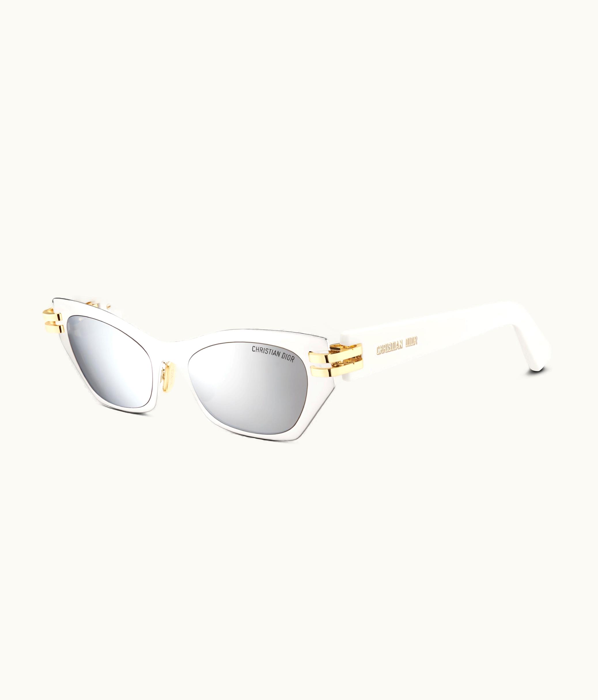 Dior Dior Cdior B3u - Silver-Finish Butterfly Sunglasses