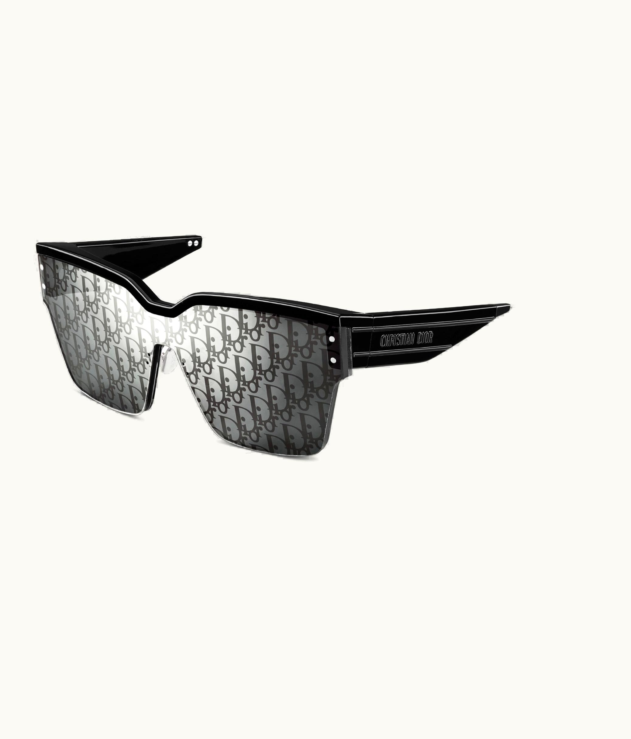 Dior Diorclub M4u - Black Dior Oblique Mirror-Effect Mask Sunglasses