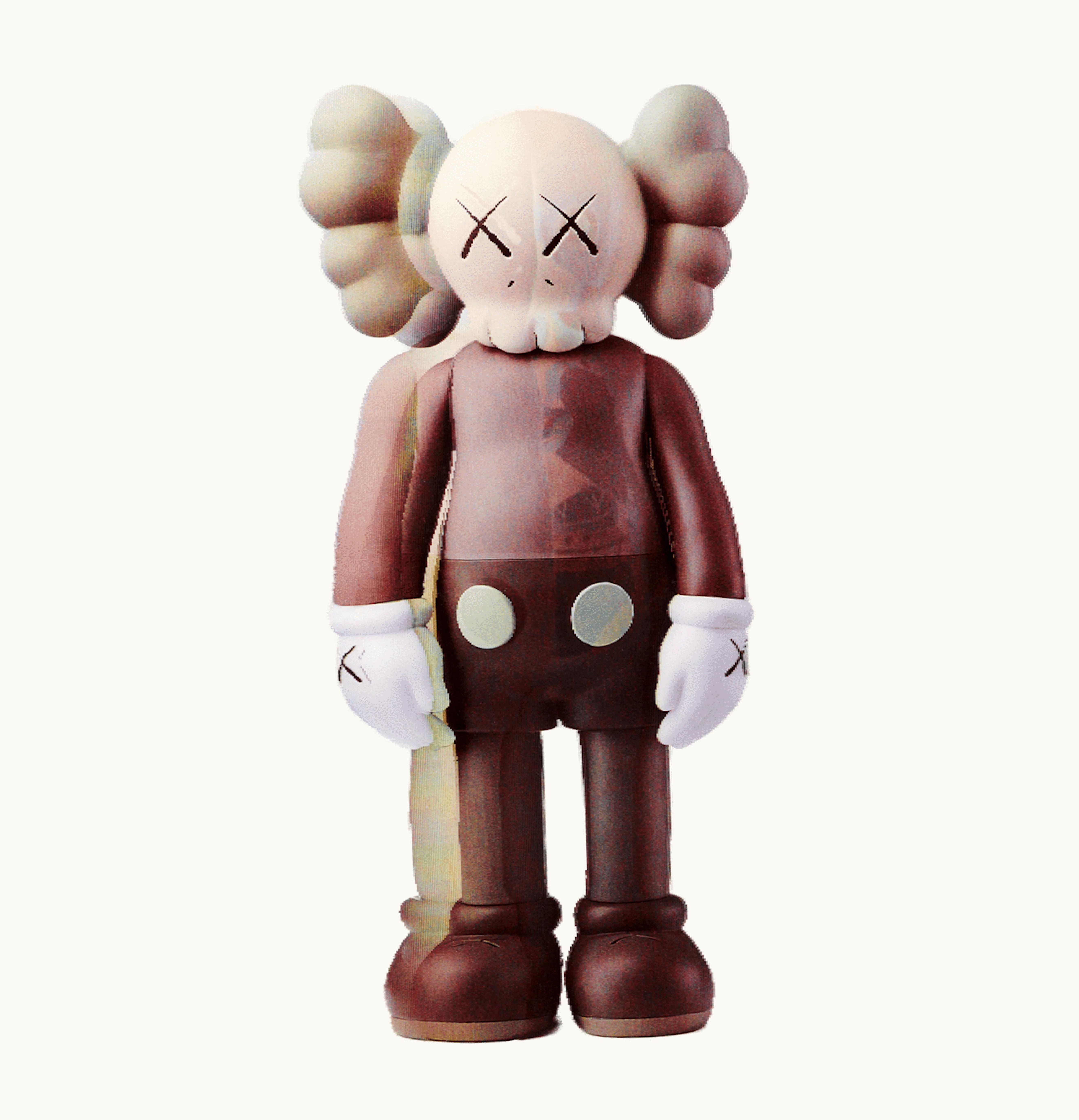 KAWS KAWS Companion Flayed Lenticular Postcard Brown