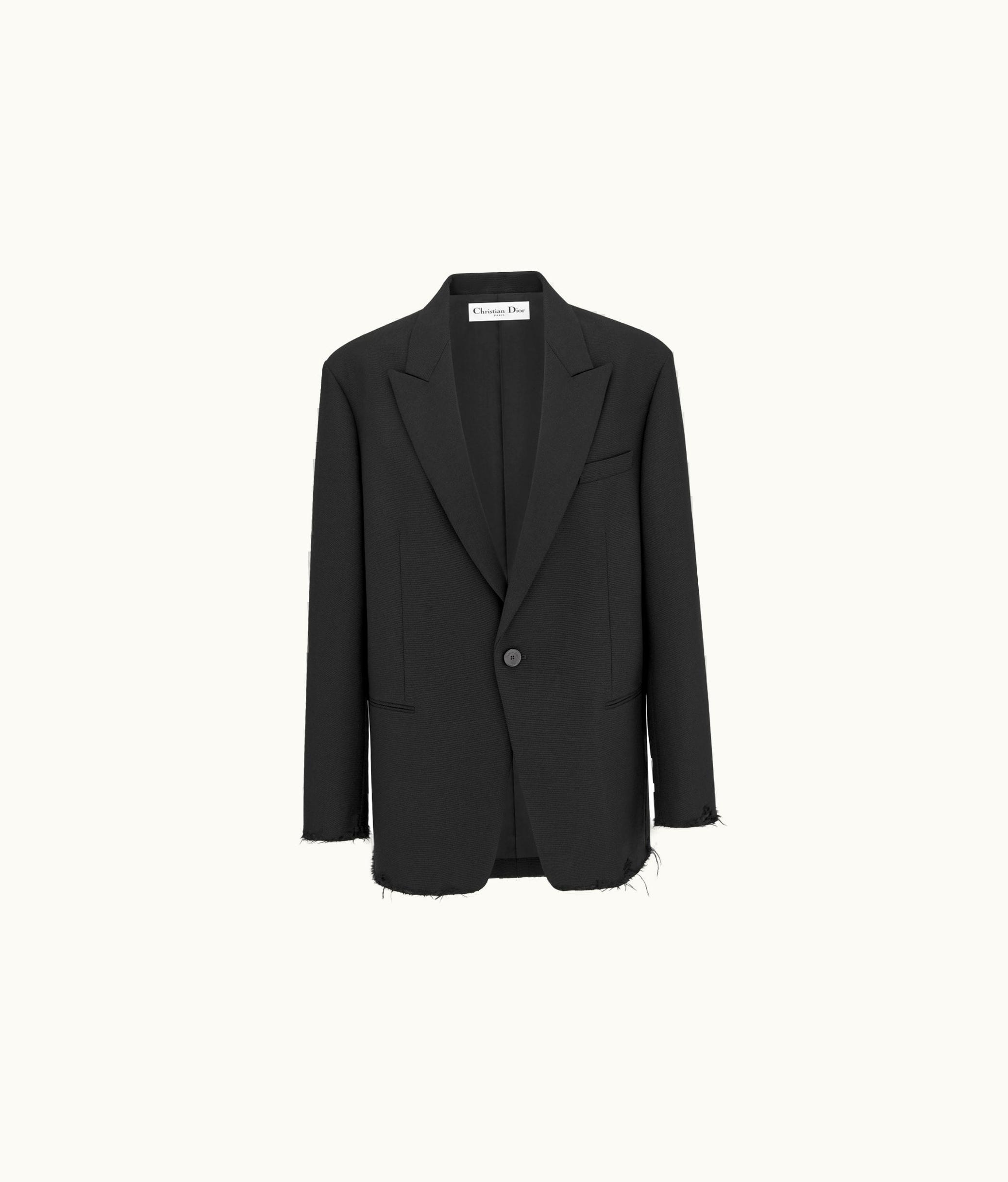 Dior Dior Oversized Blazer - Black Wool And Mohair