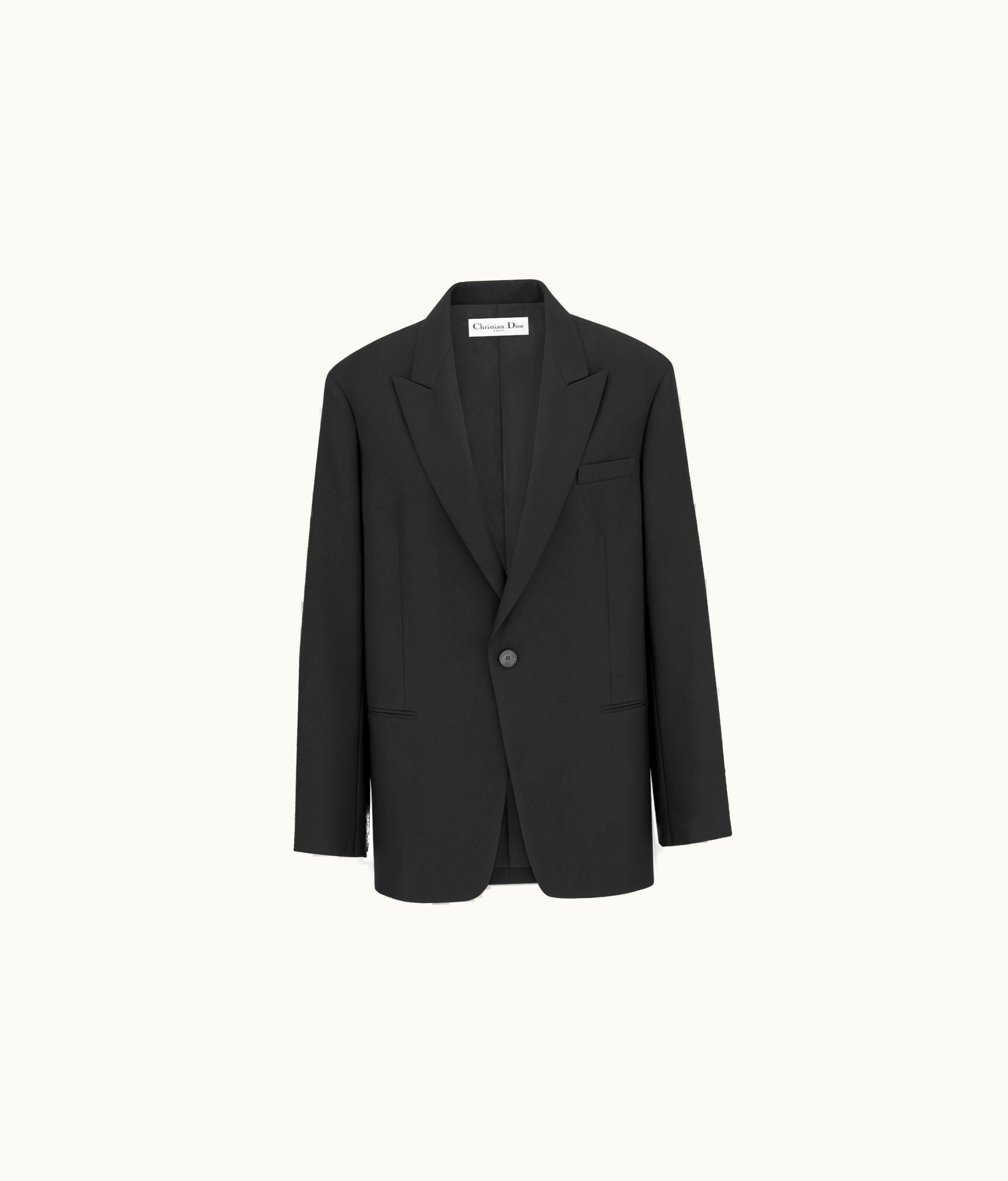 Dior Dior Oversized Blazer - Black Virgin Wool