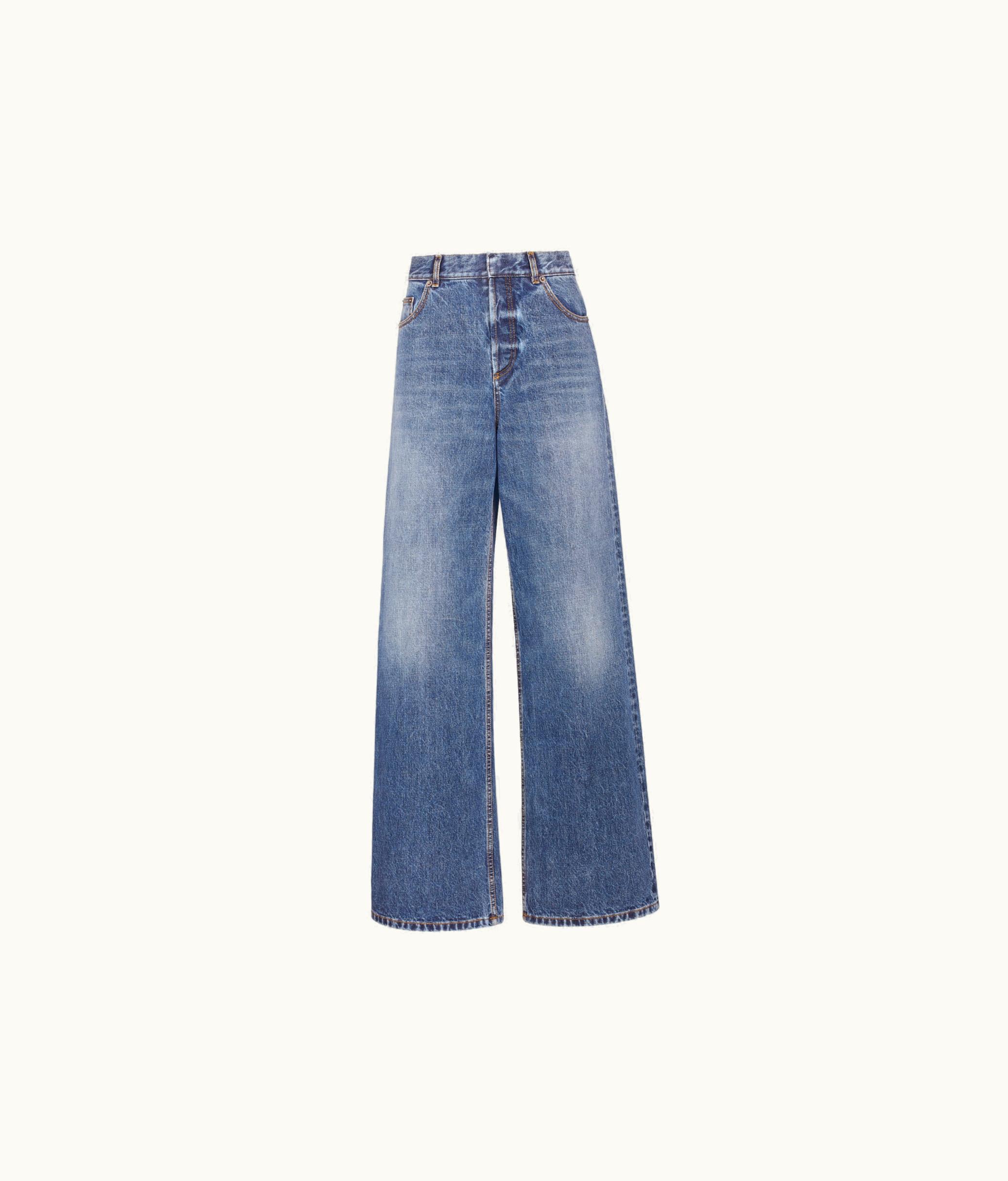 Dior Dior 8 Flared Jeans, D05 - Blue Stonewashed Cotton Denim