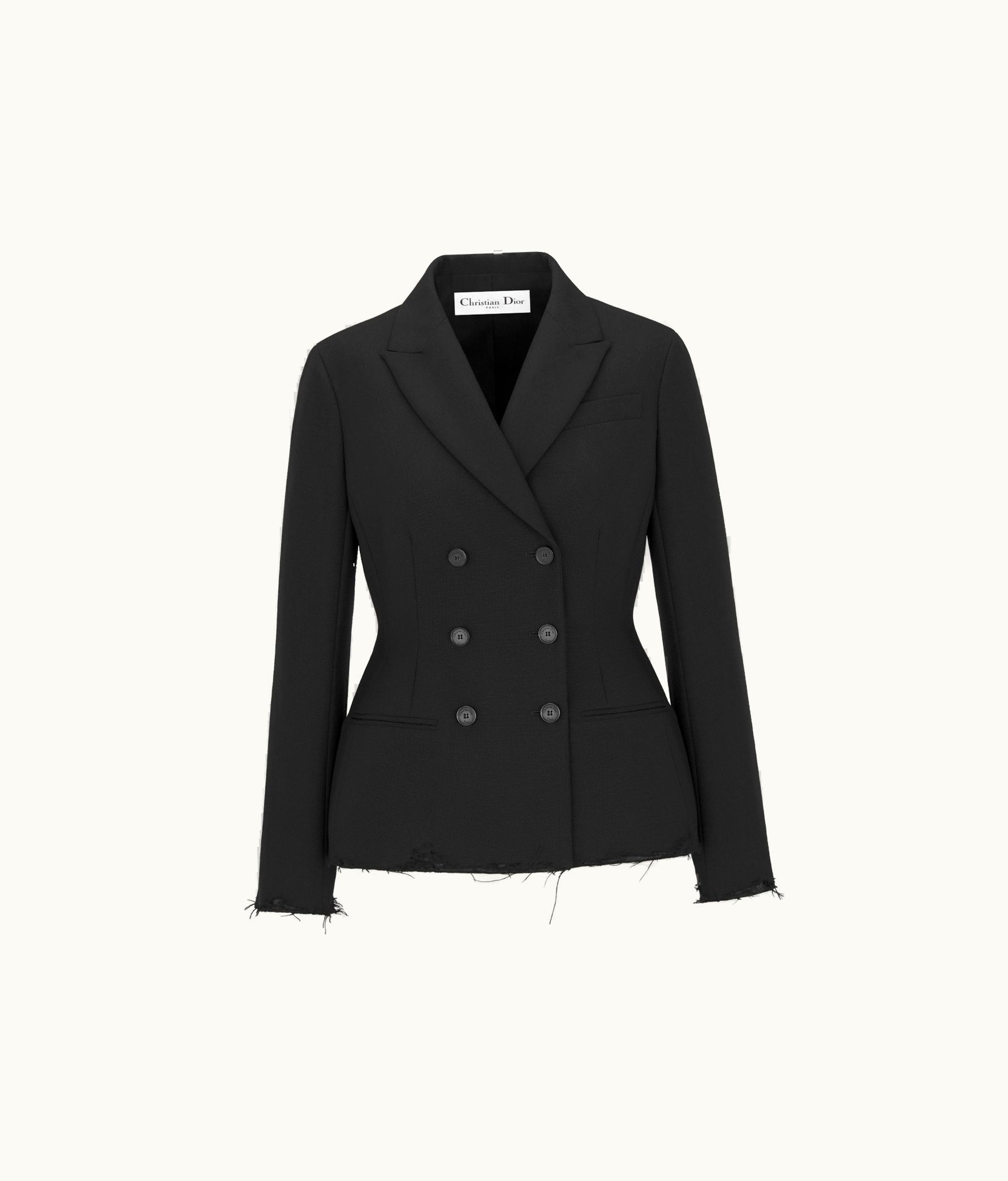 Dior Dior Fitted Jacket - Black Wool And Mohair