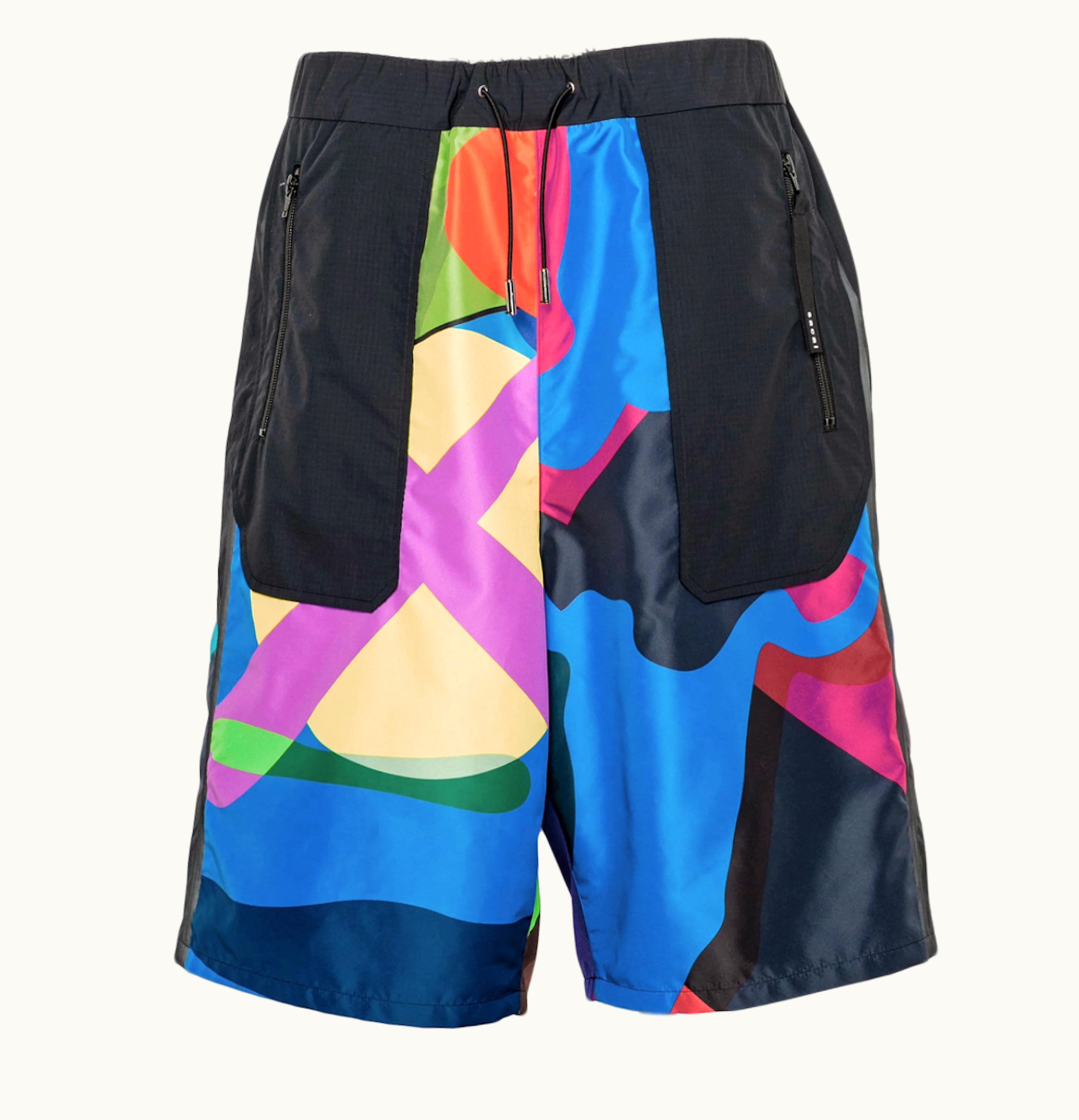 KAWS KAWS x Sacai Track Shorts Multi