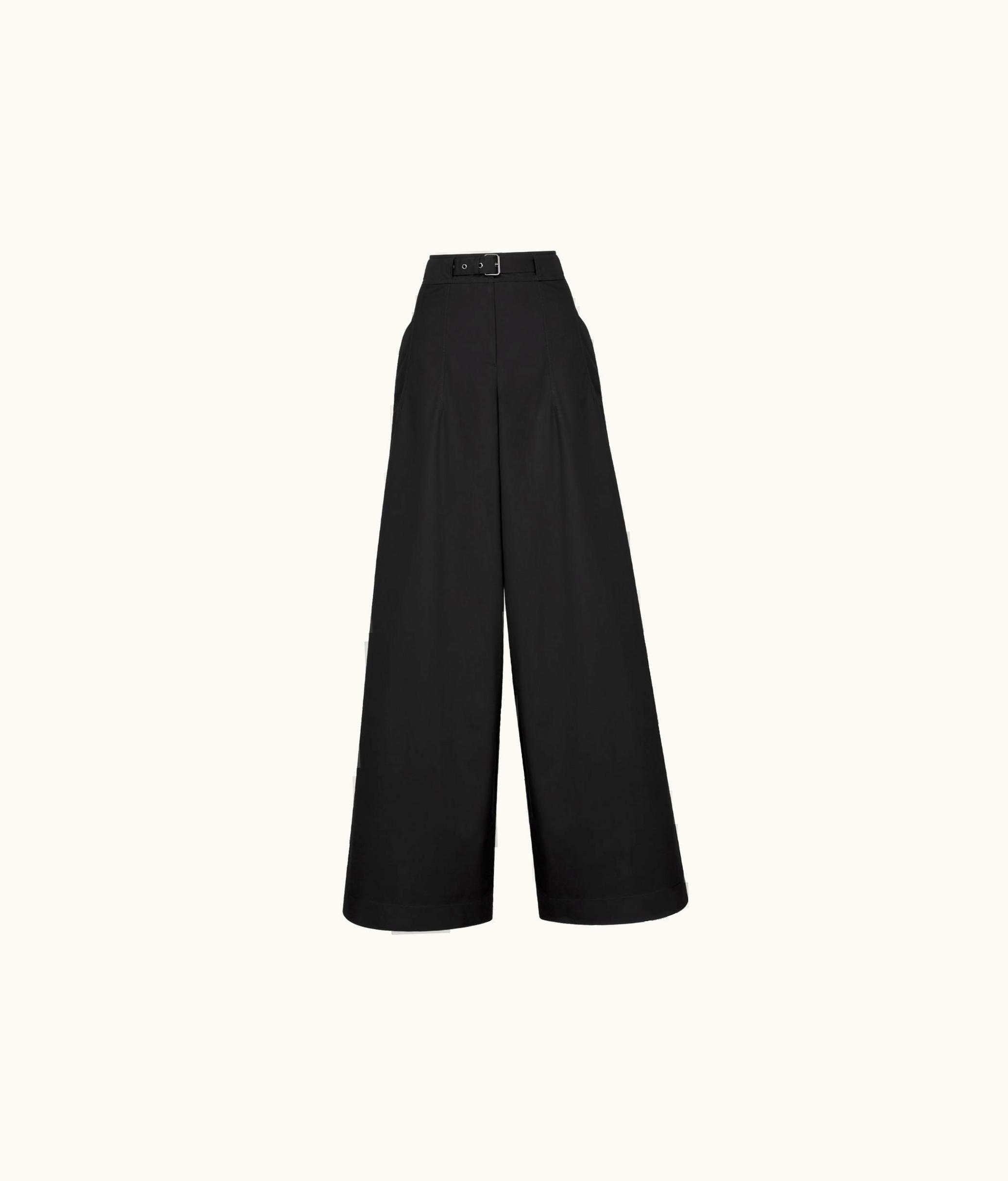 Dior Dior Flared Pants - Black Cotton Gabardine