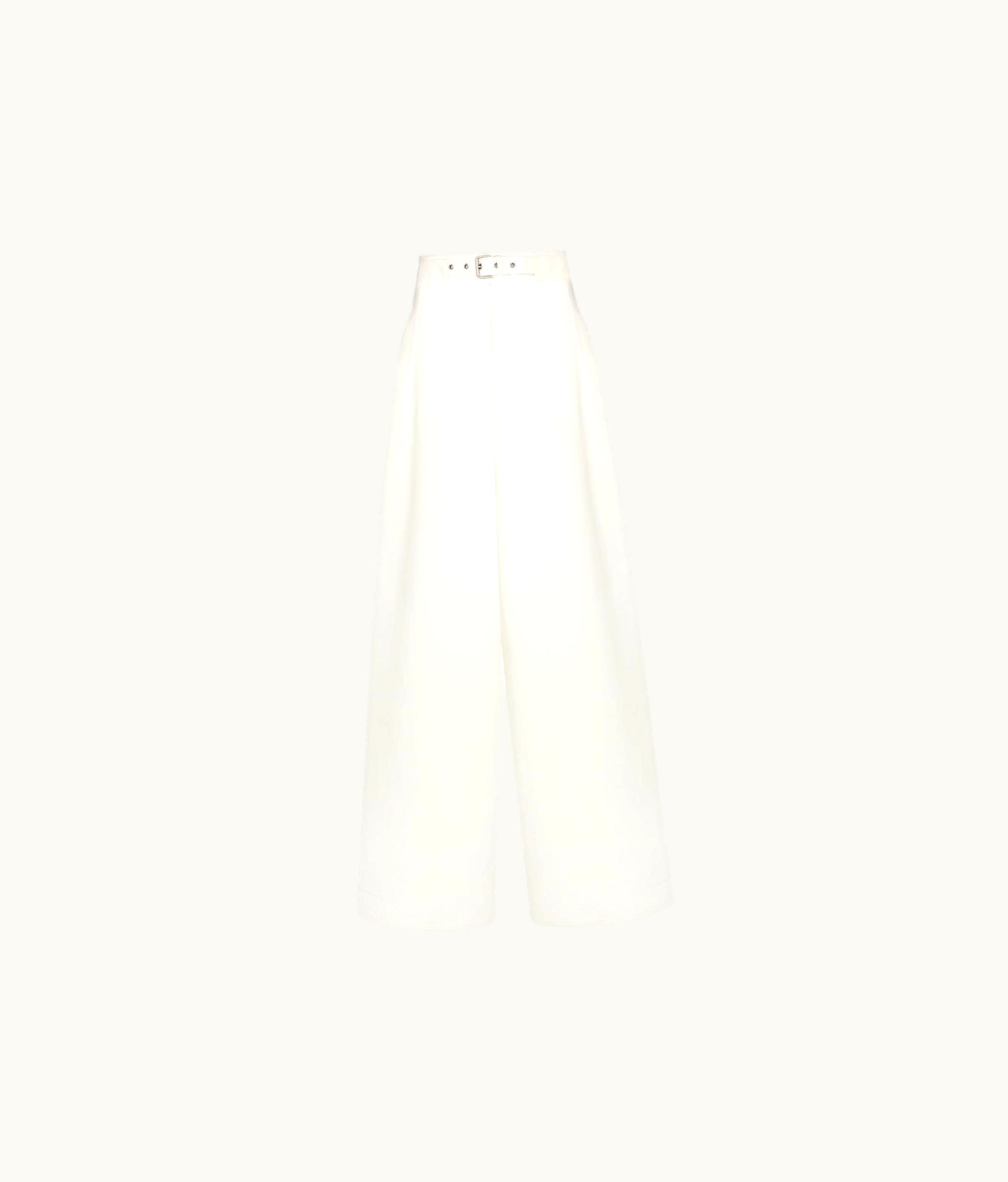 Dior Dior Flared Pants - White Cotton Gabardine