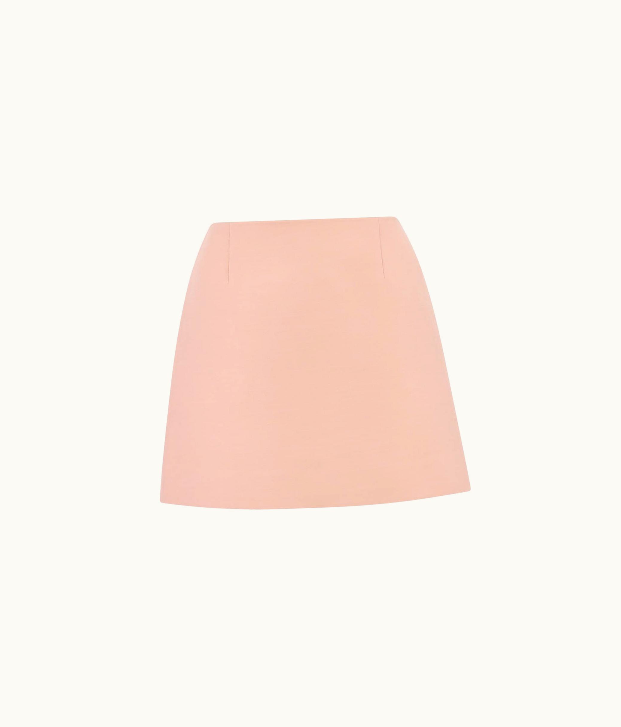 Dior Dior Flared Miniskirt - Pink Wool And Silk