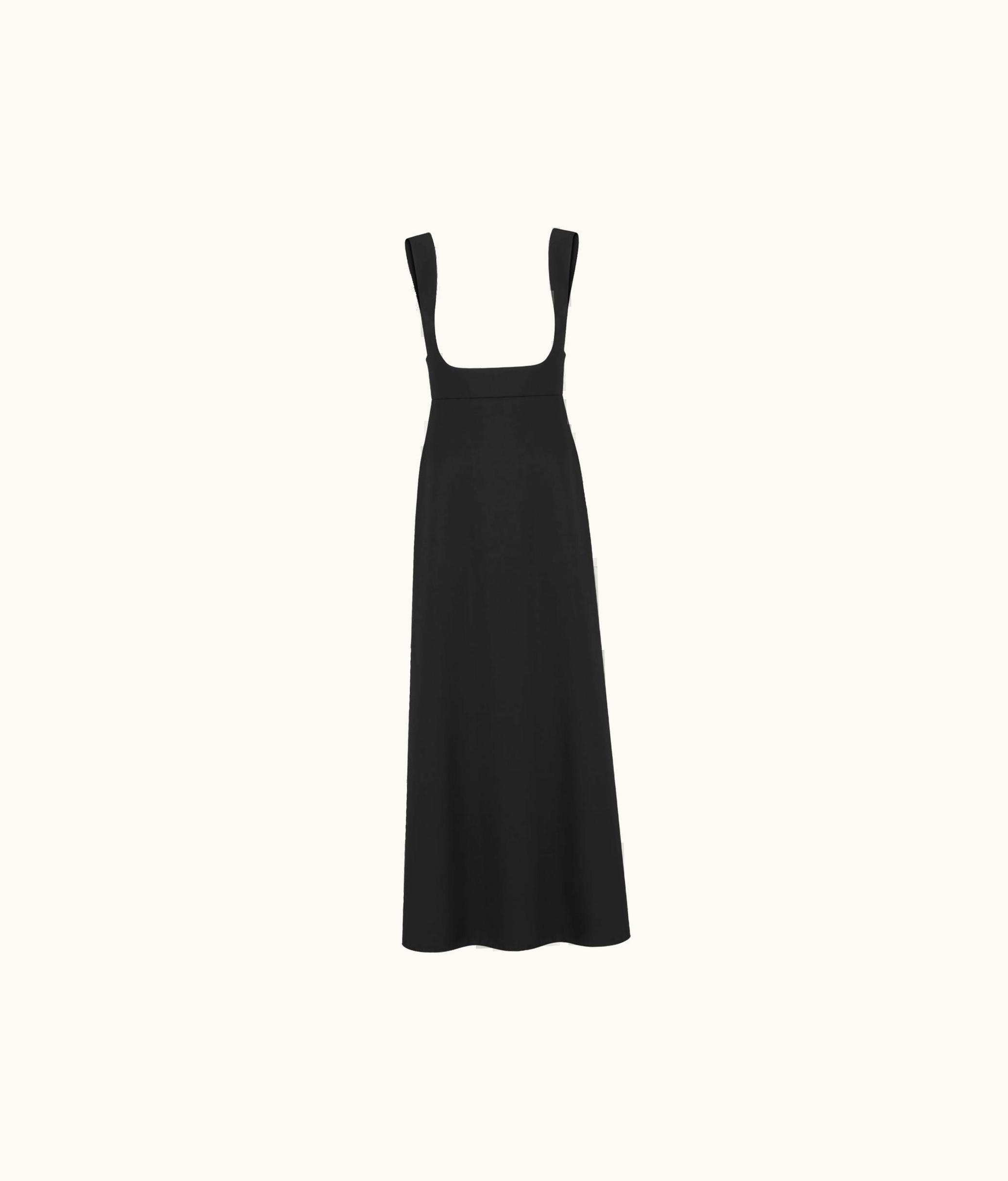 Dior Dior Flared Long Dress - Black Virgin Wool