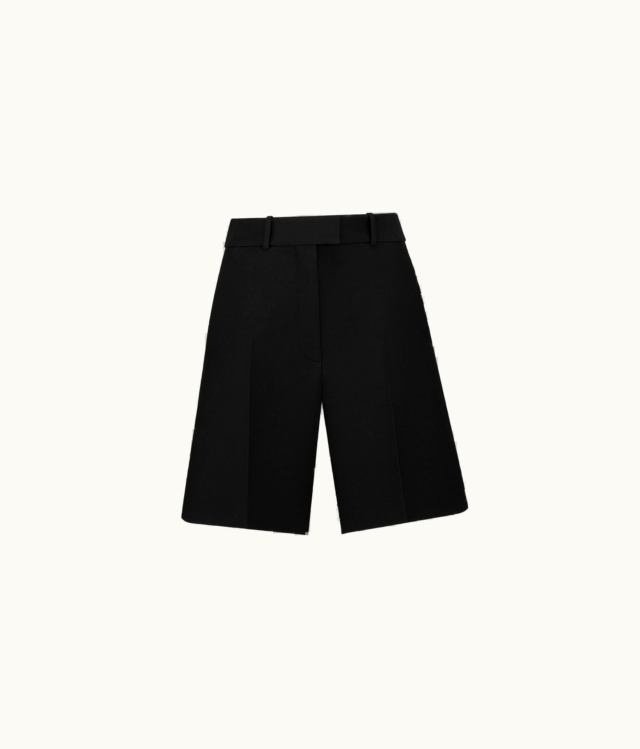 Dior Dior Bermuda Shorts - Black Wool And Silk