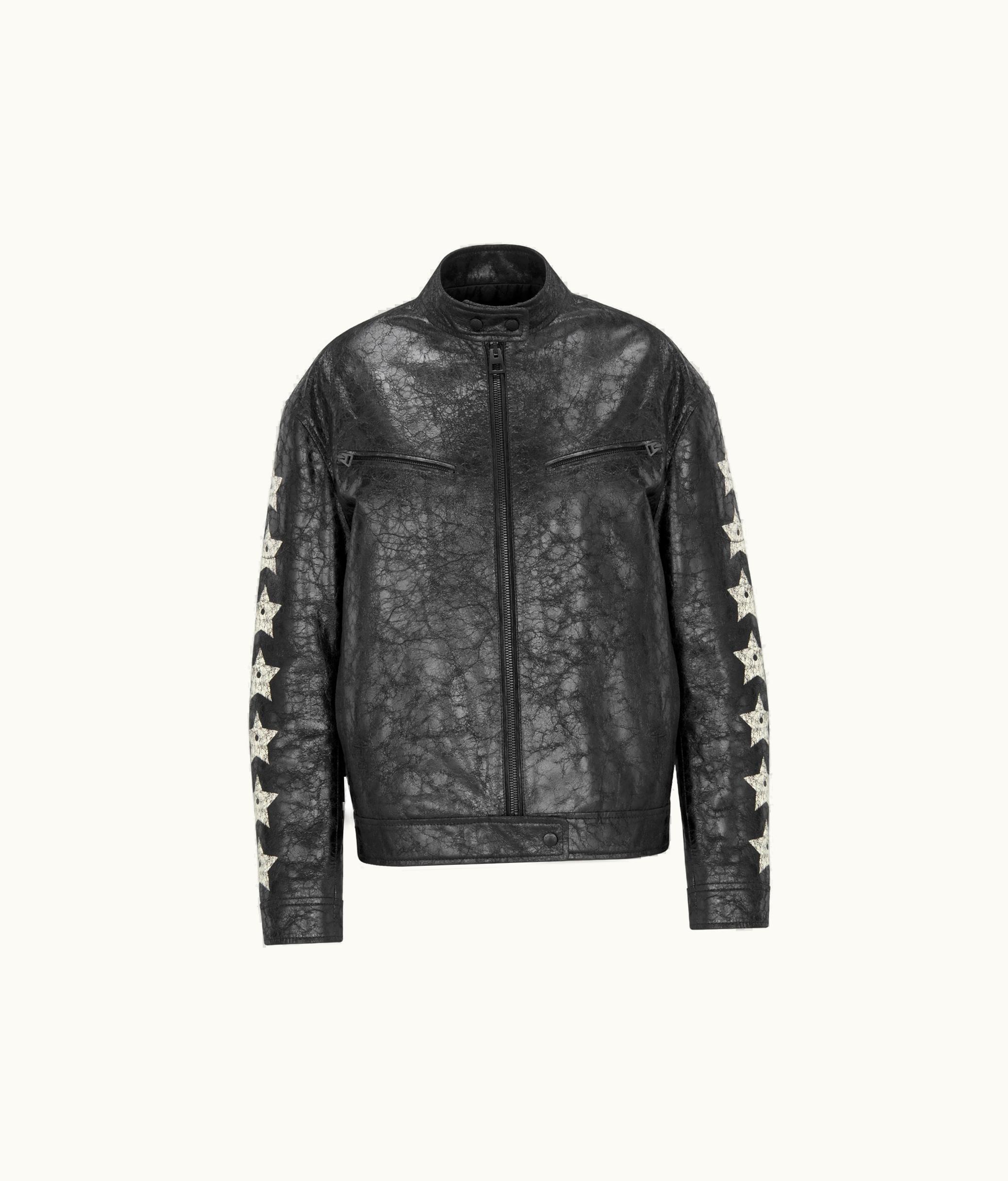 Dior Dior Bomber Jacket - Black Crinkled Goatskin