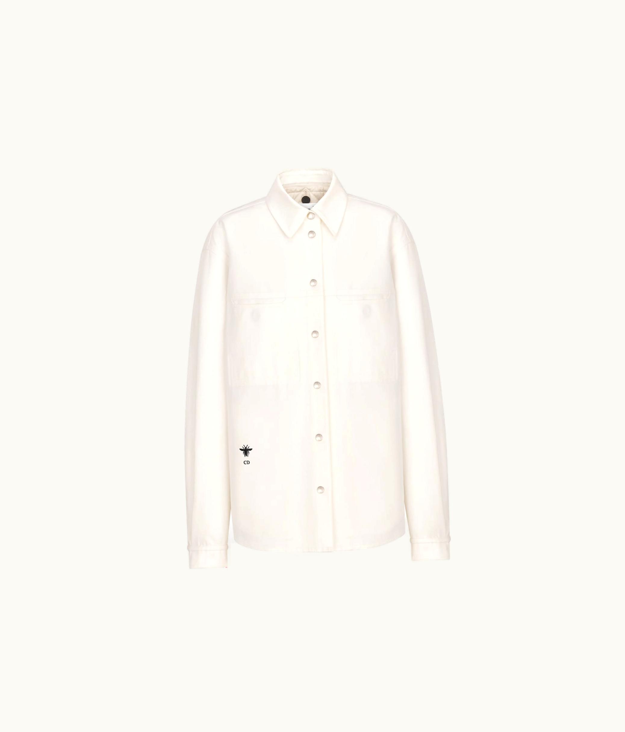 Dior Dior 2-in-1 Peacoat - Ecru Cotton Gabardine