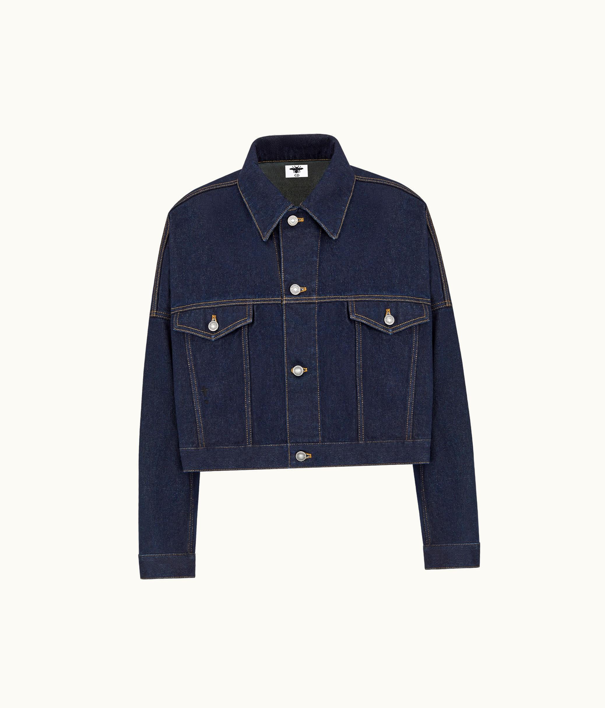 Dior Dior Cropped Jacket - Deep Blue Cotton Denim