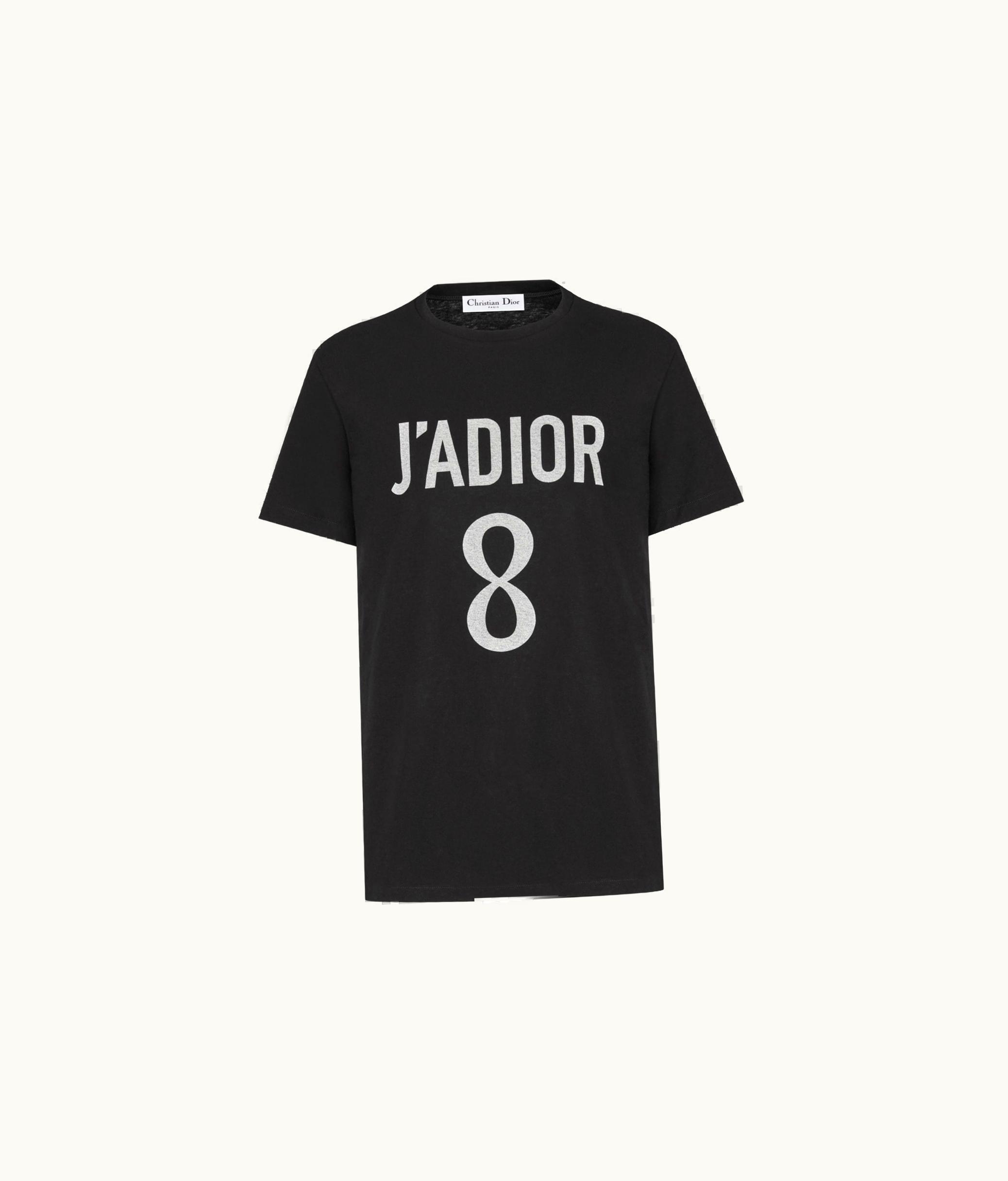 Dior Dior J'Adior 8 T-Shirt - Black Cotton And Linen Jersey