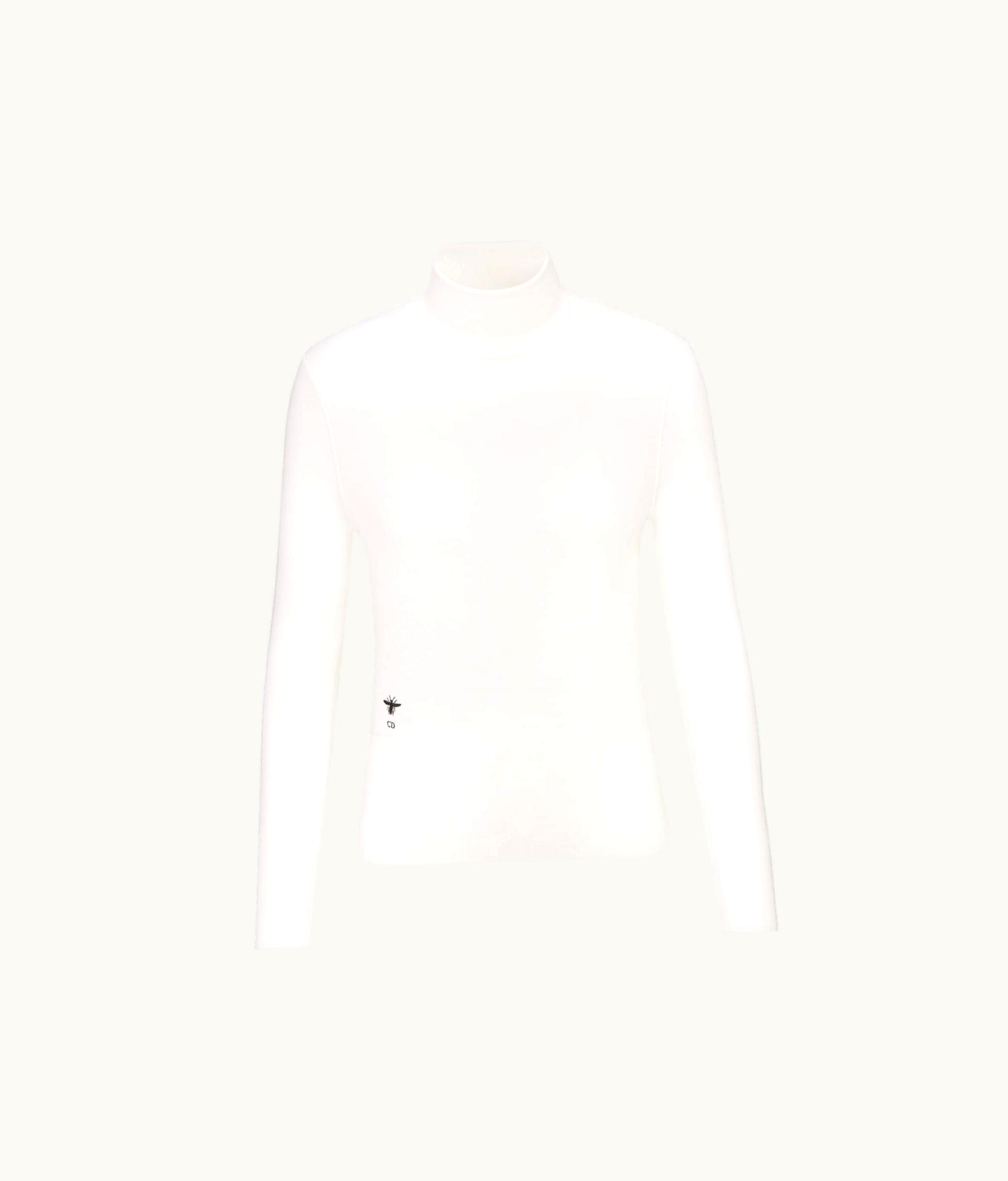 Dior Dior Turtleneck Sweater - Ecru Cashmere And Silk Ribbed Knit