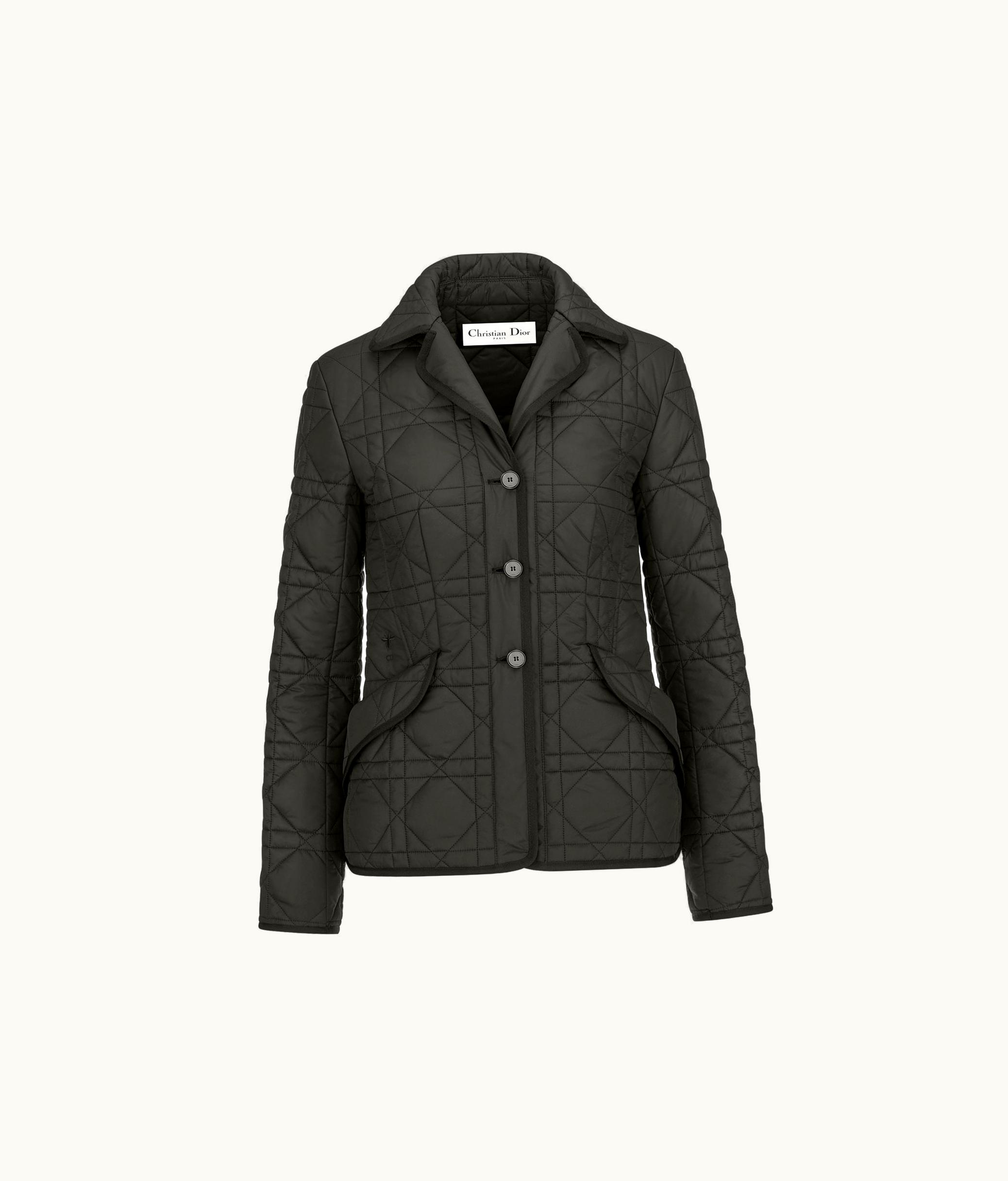 Dior Dior Macrocannage Bar Jacket - Black Quilted Technical Taffeta
