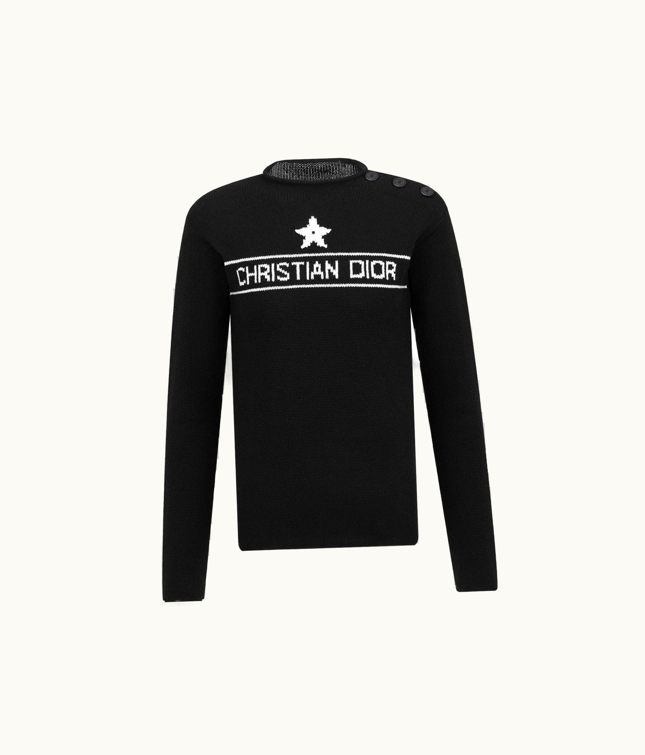 Dior Dior Dioriviera Cashmere Knit Sweater Black
