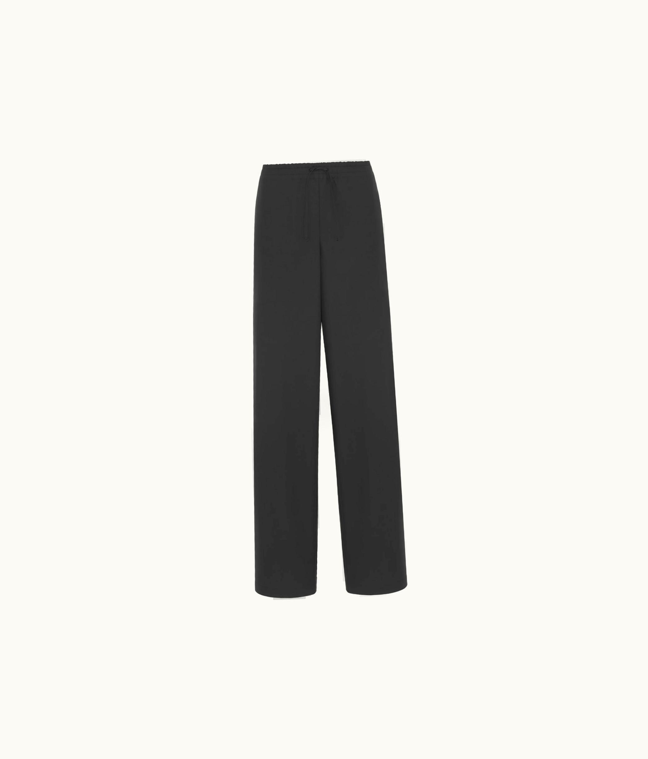 Dior Dior Flared Pants - Black Cotton And Silk Poplin