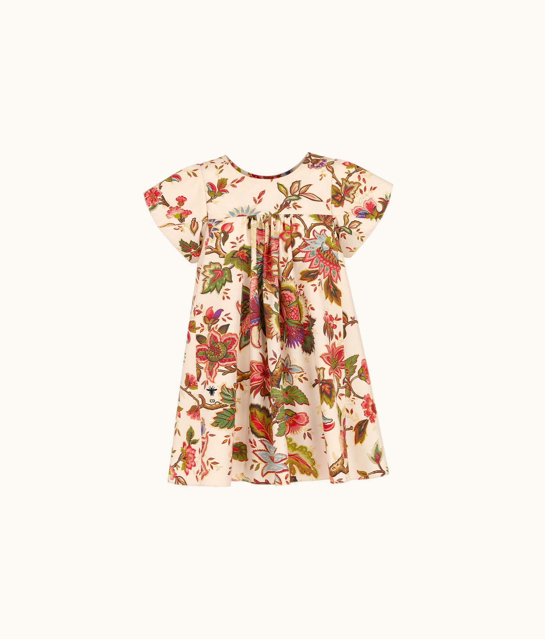 Dior Dior Blouse Inspiration Huipil Popeline De Coton Et Soie À Motif Albero Della Vita Multicolore