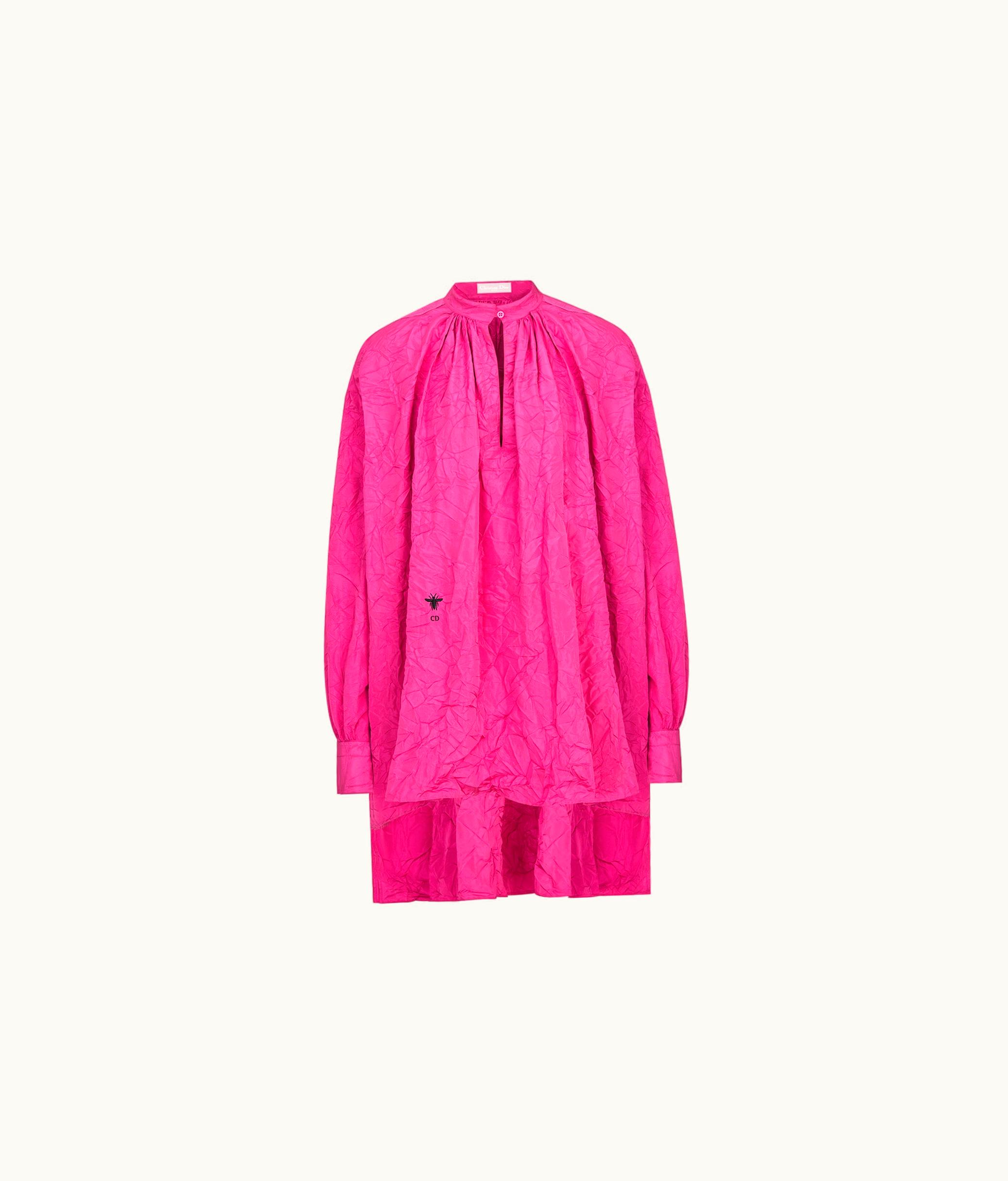 Dior Dior Blouse - Pink Technical Silk Taffeta With Crinkled Effect