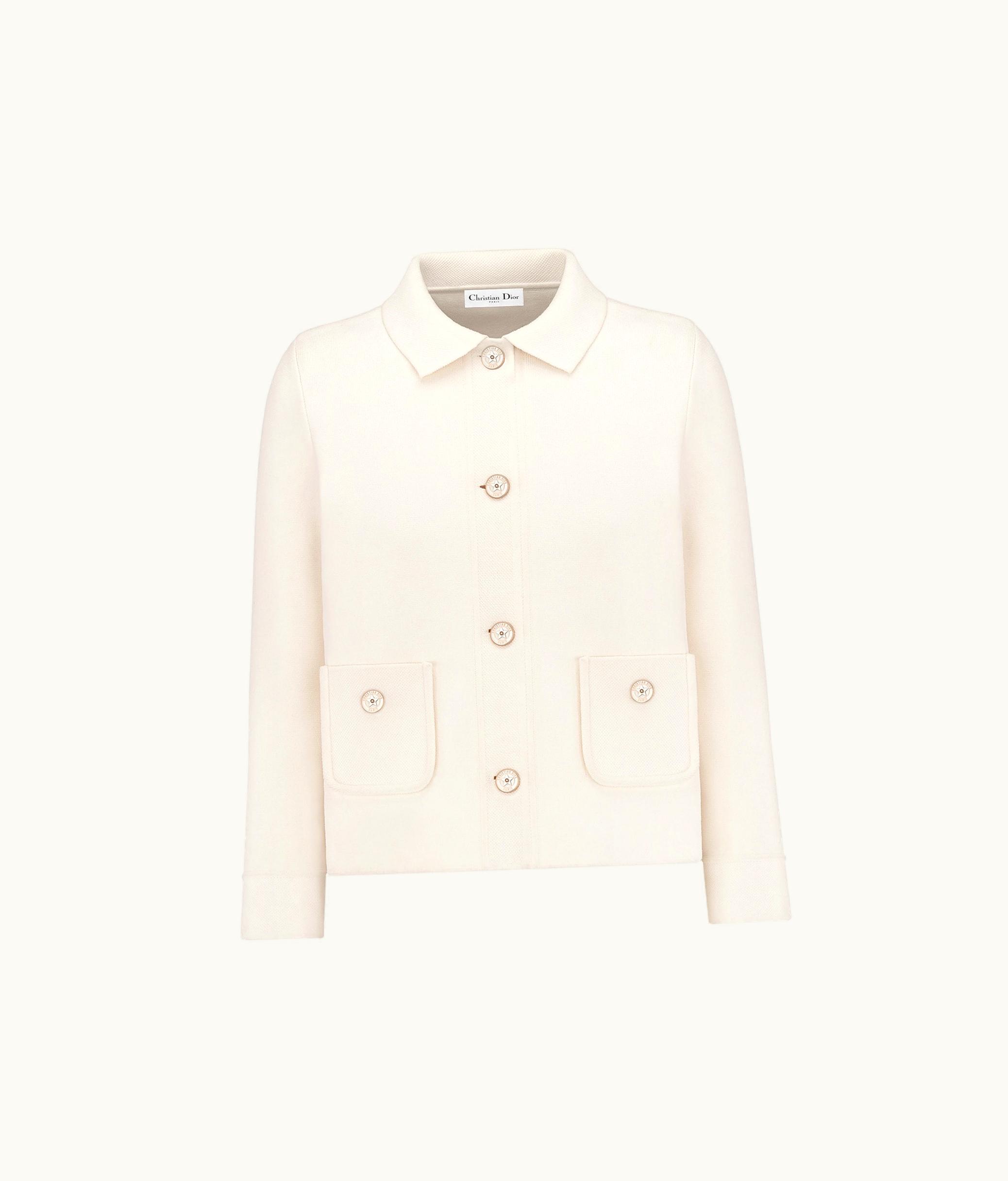 Dior Dior Cropped Jacket - White Technical Mesh